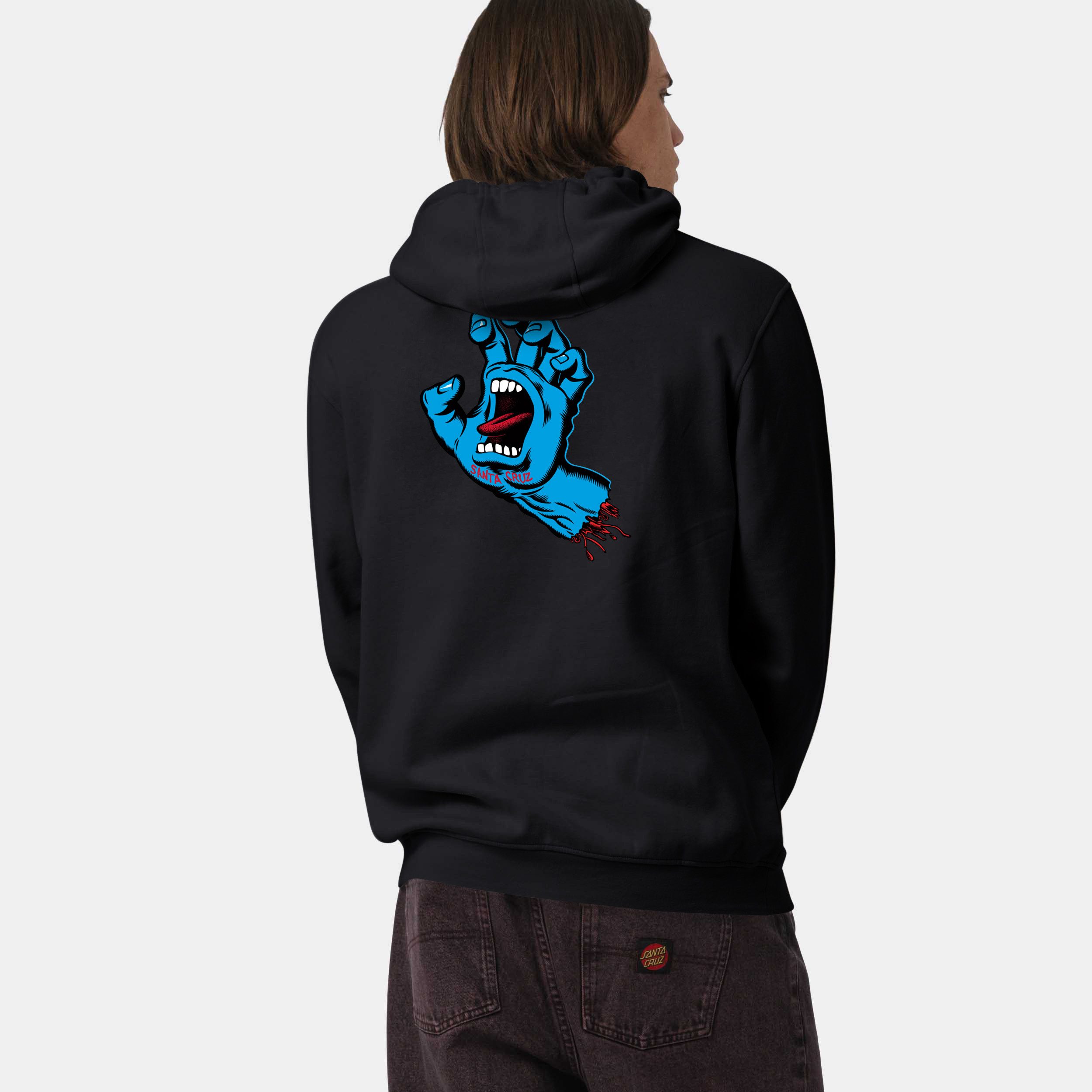 Santa Cruz Hoodie SCREAMING HAND CHEST HOOD