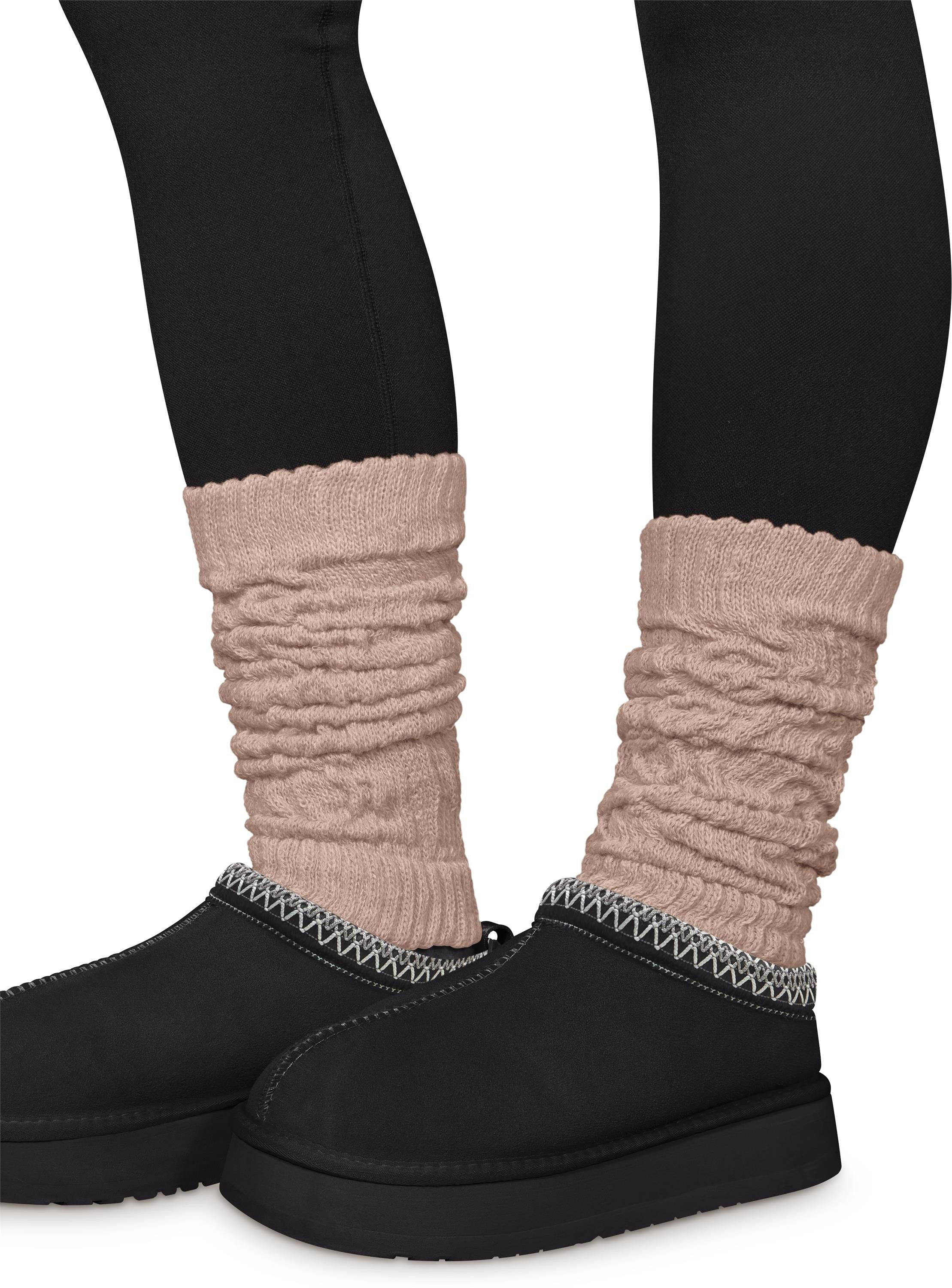 normani Beinstulpen 2 Paar Strickstulpen mit wärmender Wolle modische Stric günstig online kaufen