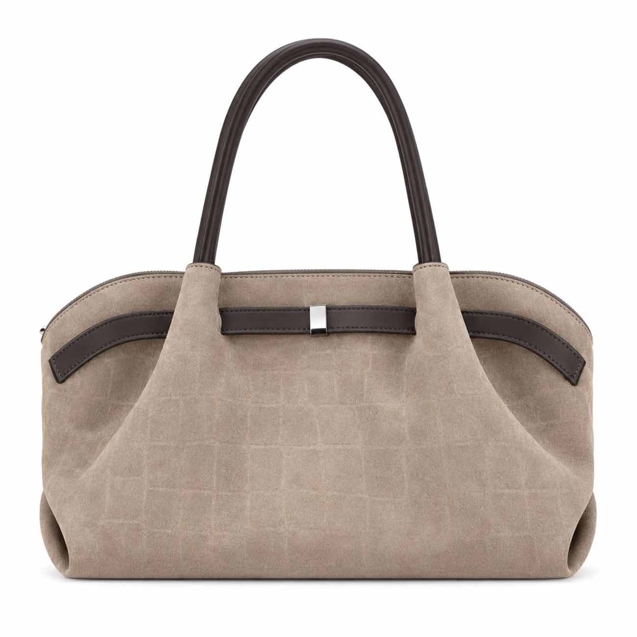ITALYSHOP24 Schultertasche Damen Tasche Tote Bag Krokoprägung Handtasche Wildleder Optik Mini Bag, Samt Umhängetasche Bodybag Crossbody Damentasche Cross Over Business