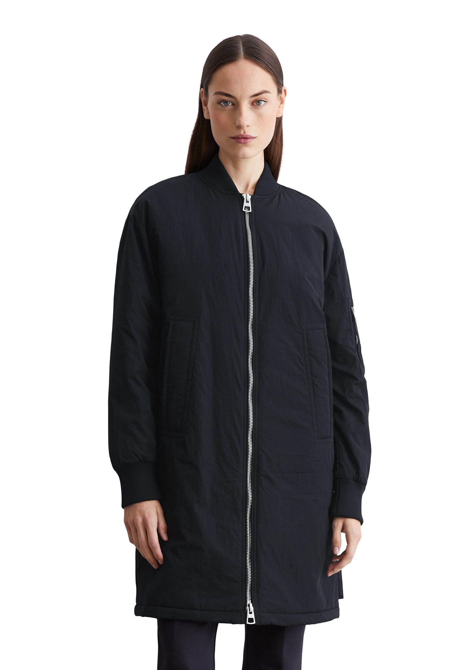 Marc O'Polo Steppmantel aus Crinkle-Nylon
