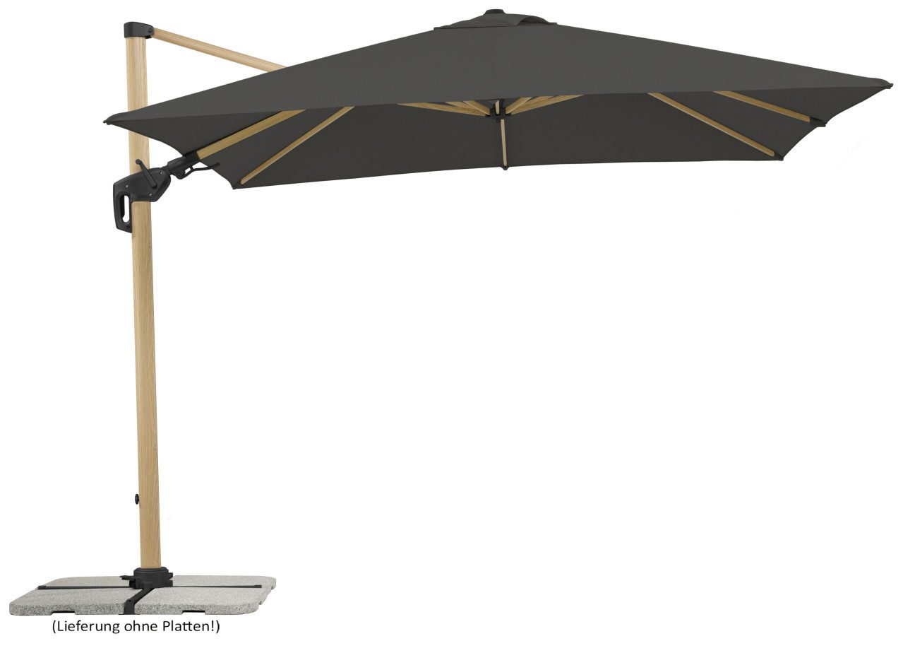 Schneider Schirme Ampelschirm Schneider Sonnenschirm Rhodos Twist Woody