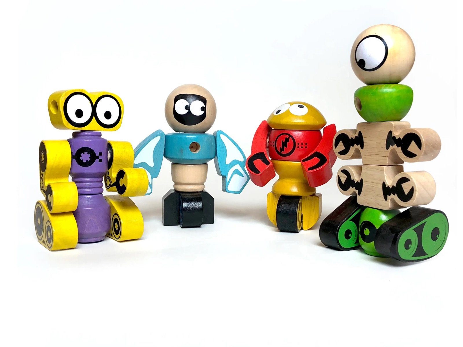 LK Trend & Style Steckpuzzle Kreatives Steckpuzzle 28-teiliges Spielset, 28 Puzzleteile, wertvolles Holzspielzeug ohne Plastik ohne Batterie