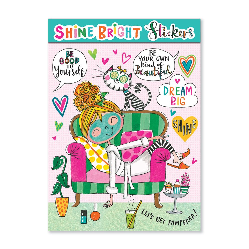 Partystrolche Sticker Kinder-Sticker-Set Rachel Ellen - 4 Bögen mit 80 Stickern, (Set mit 4 Bögen), Illustrationen von Rachel Ellen