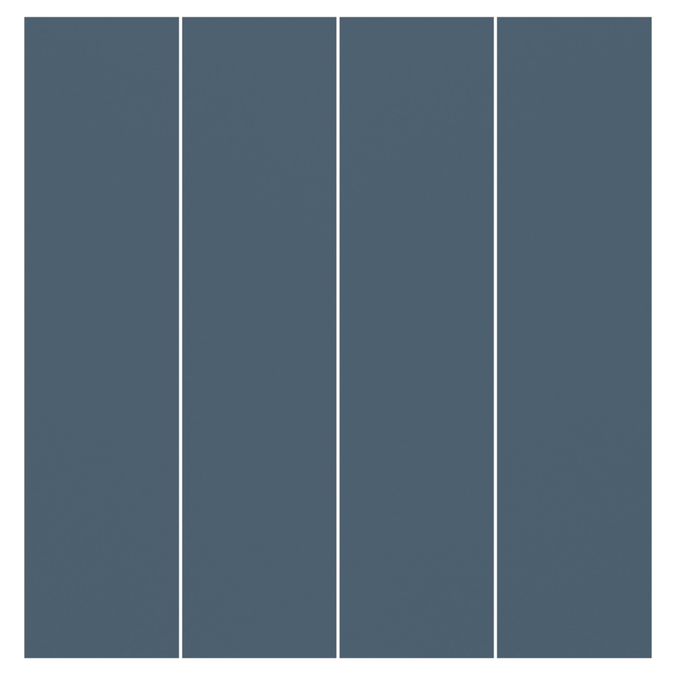 Bilderdepot24 Schiebegardine modern Flächenvorhang blickdicht Schieferblau, günstig online kaufen