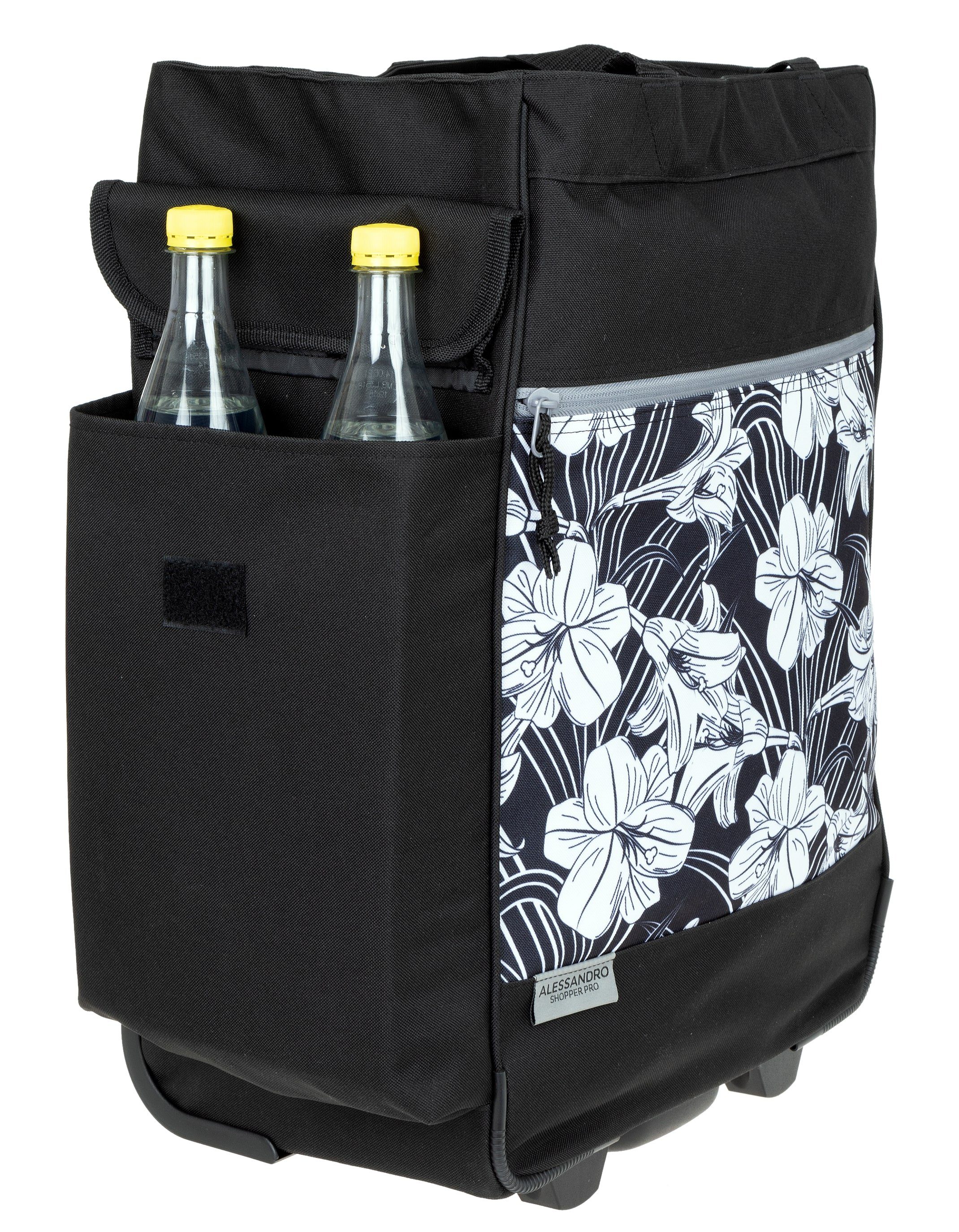 Alessandro Salvatore Einkaufstrolley Pro Shopping Trolley Einkaufswagen, Shoppingroller Einkaufsroller Trolly + Thermotasche