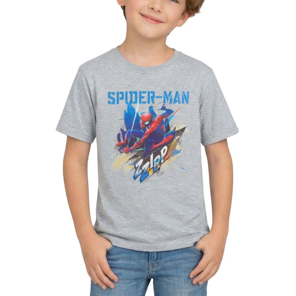 T-Shirt Spider-Man Kinder T-Shirt Jungen Kurzarm-Shirt Oberteil