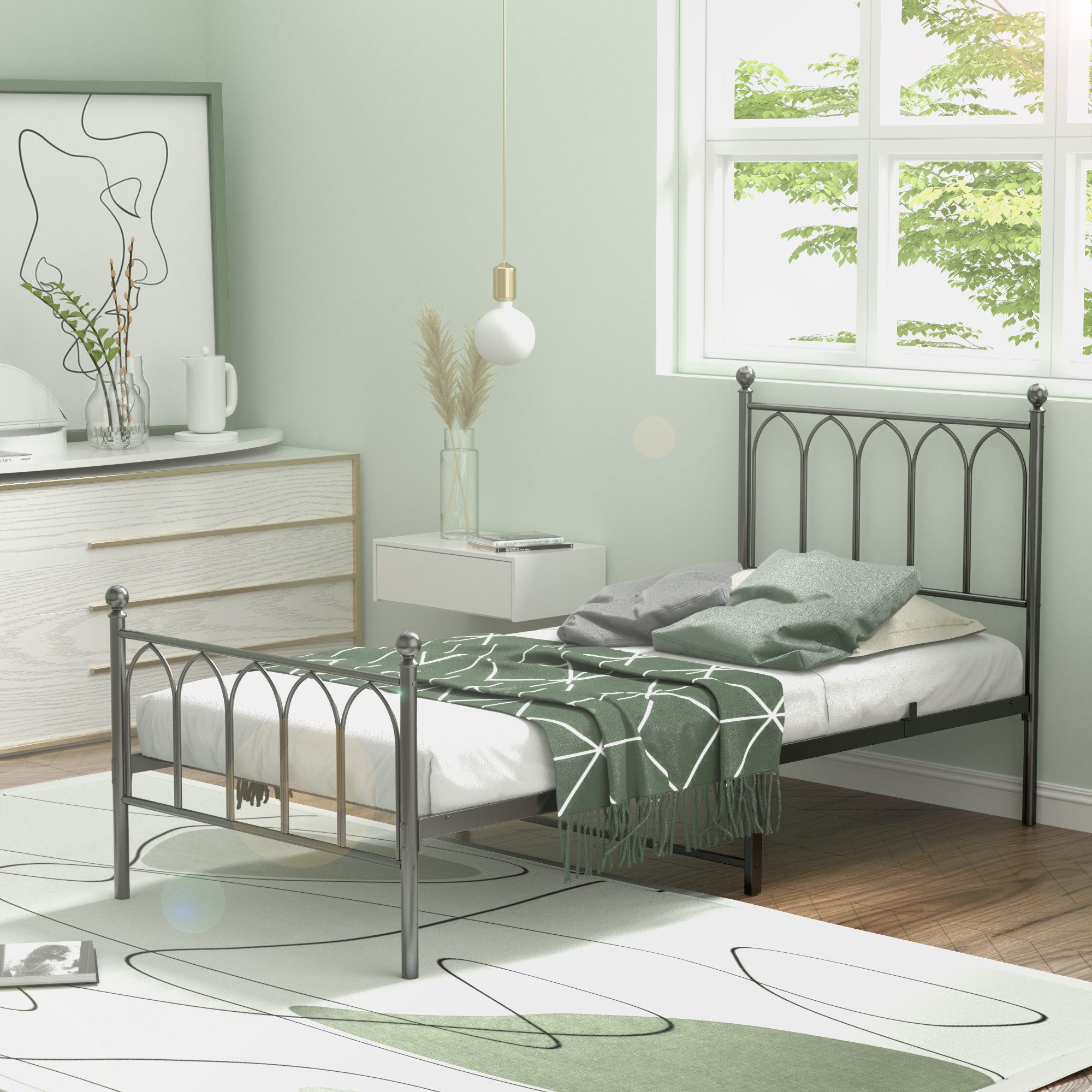 HAUSS SPOLE Metallbett 90 x 200cm günstig online kaufen