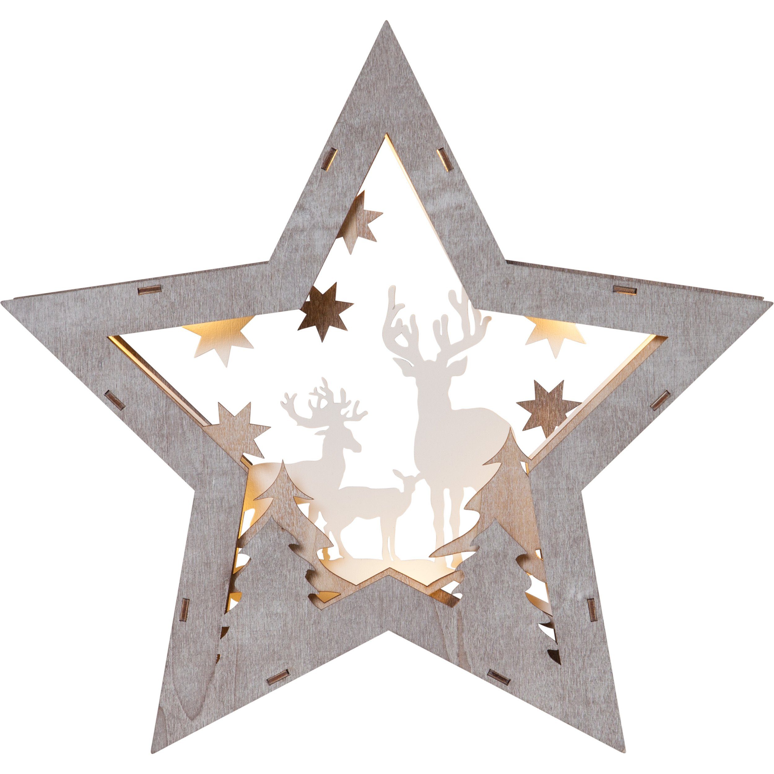 STAR TRADING LED Dekolicht Star Trading Weihnachtsdeko Fauna Fauna, Tischdeko von Star LED Trading, Ster
