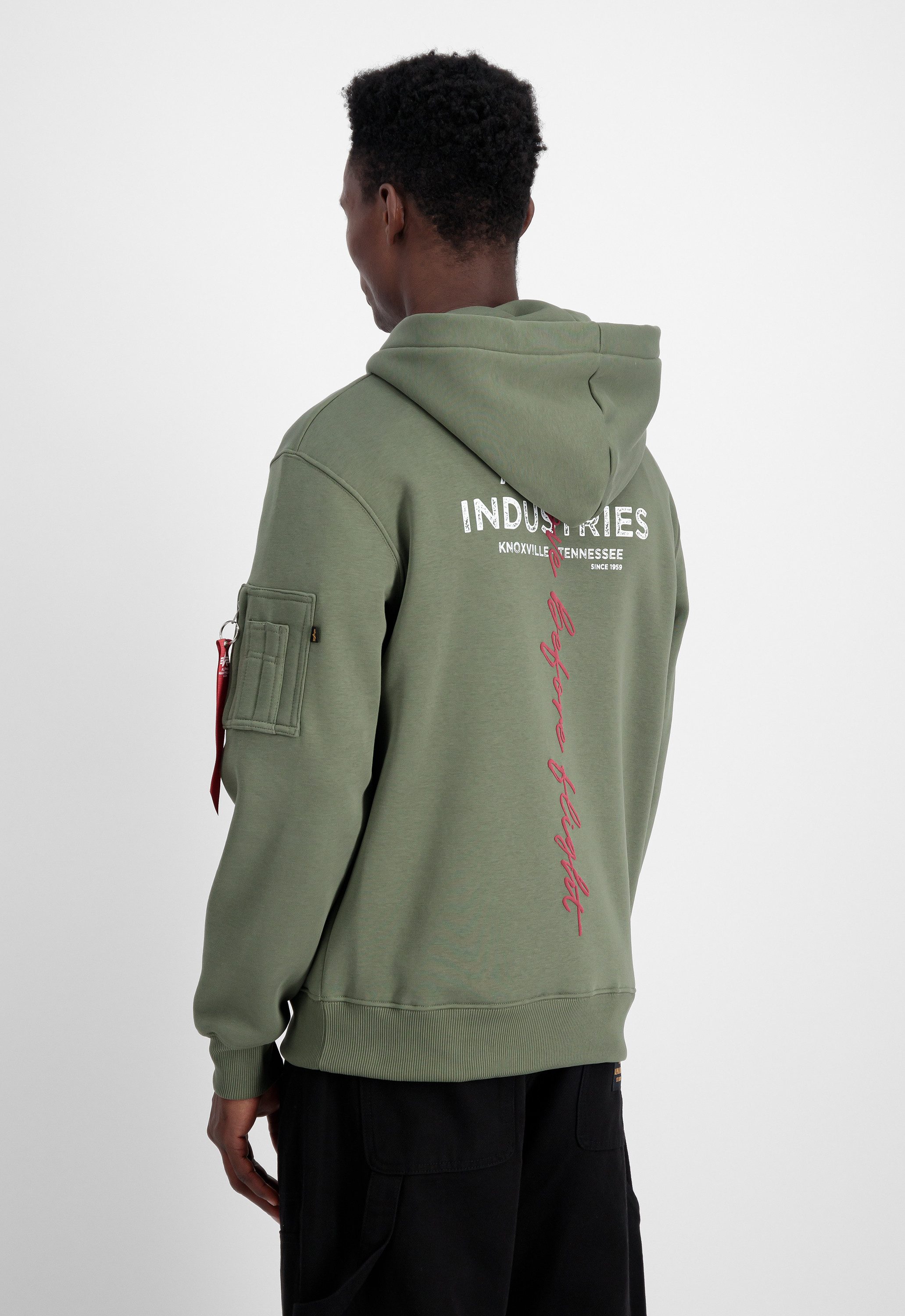 Alpha Industries Hoodie Signature Backprint Hoodie
