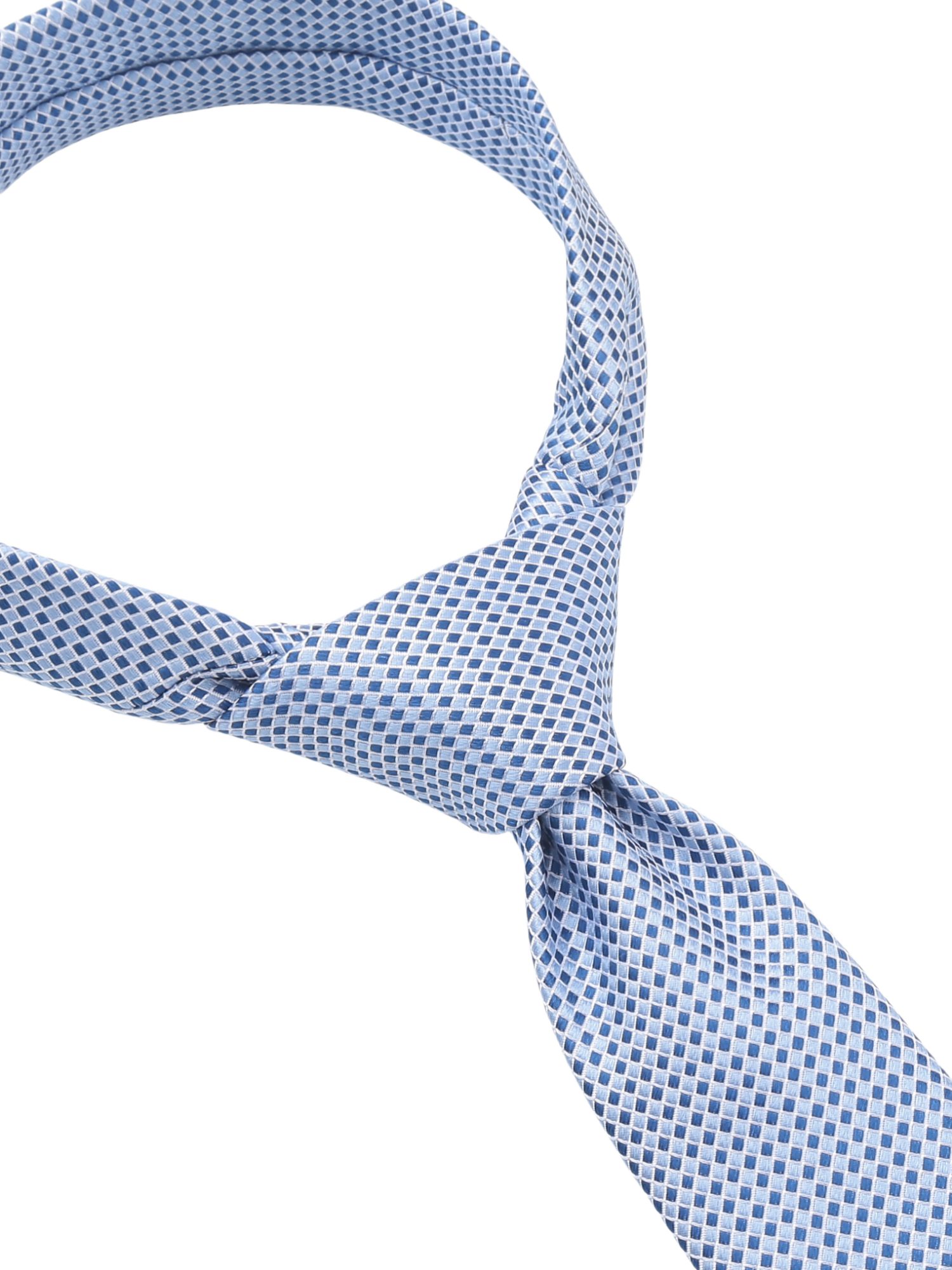 Prince Bowtie Krawatte blau,Elegant,Seide,Kariert