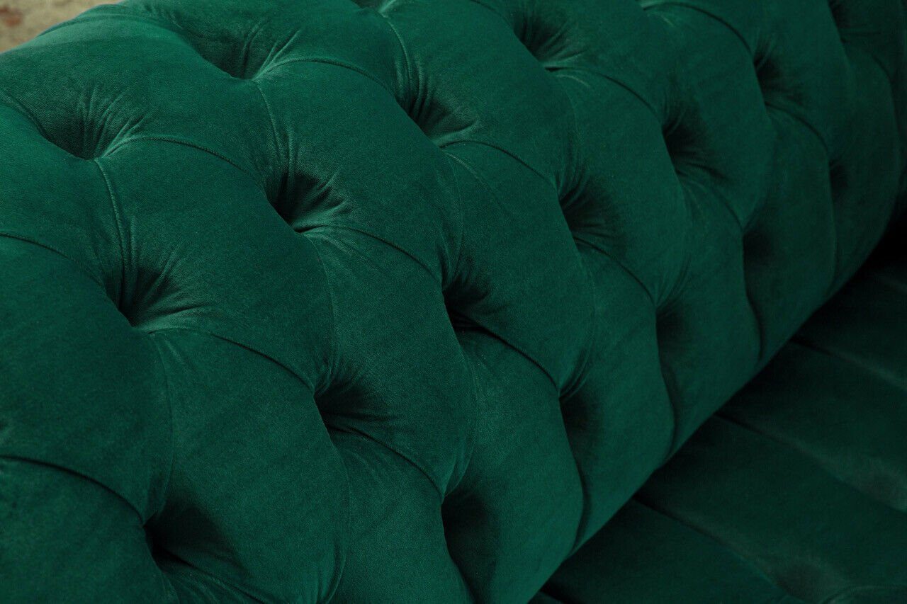 Sofa Design Chesterfield 2 185 cm Couch Chesterfield-Sofa, Sitzer JVmoebel