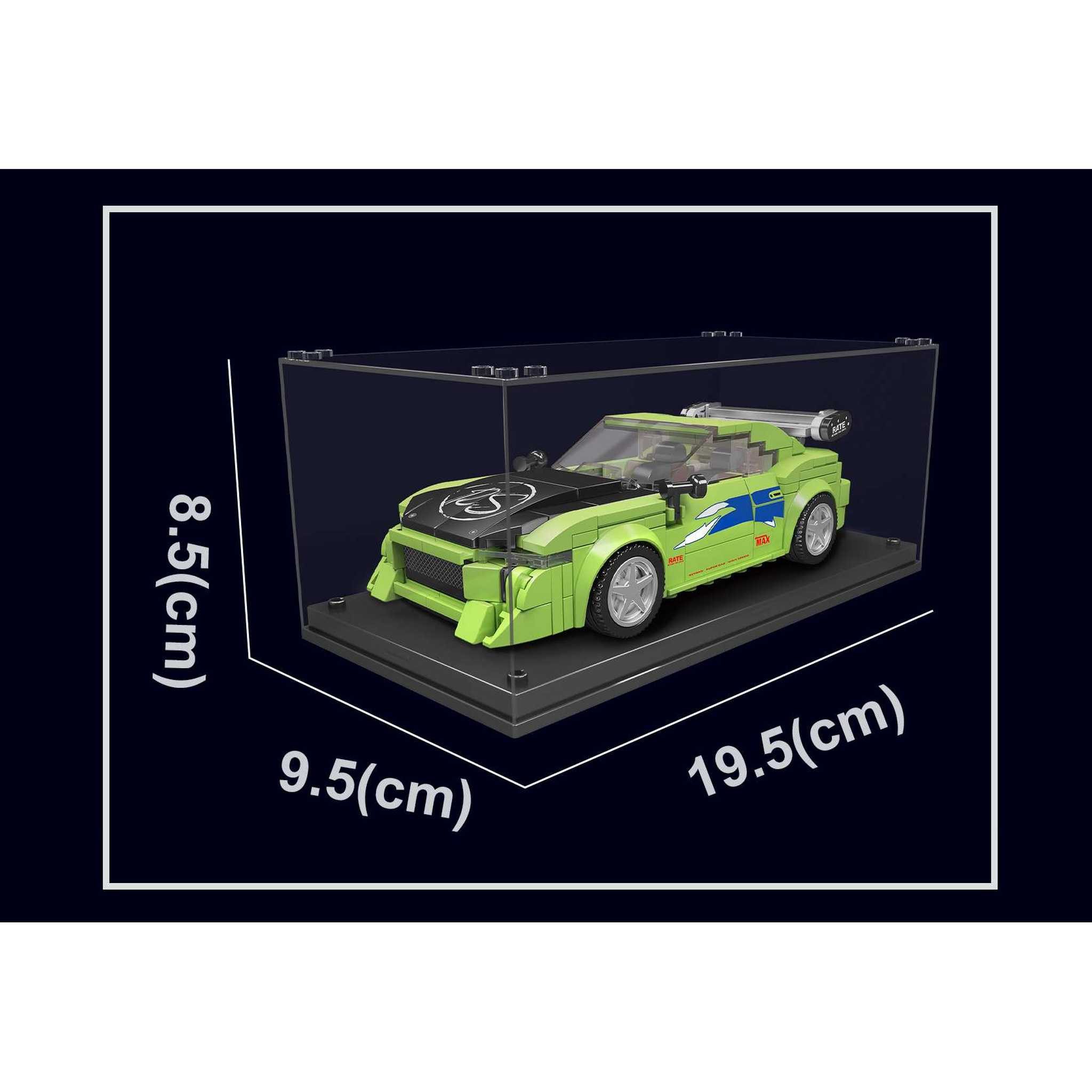Mould King 27033 - grüner Sportwagen inkl. Vitrine (Mould King) Spielbauste günstig online kaufen