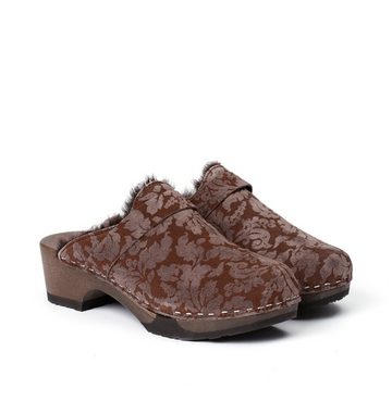 Softclox TAIRA Brokat/LF brown (dunkel) Clog