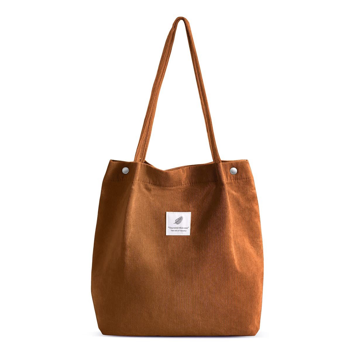 Zaewry Schultertasche Damen Kordsamt-Henkeltasche Shopper Handtasche Tote B günstig online kaufen