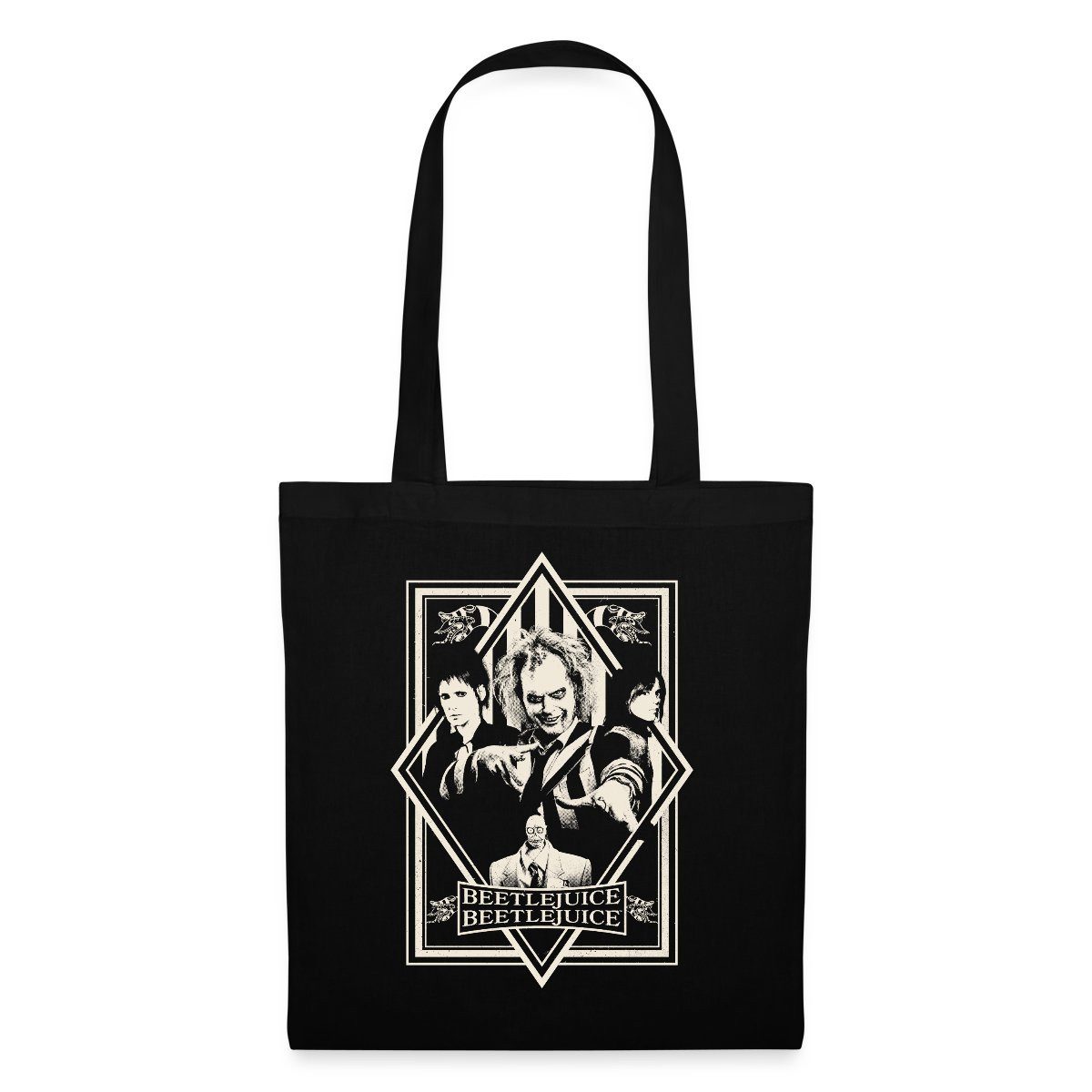 Henkeltasche Beetlejuice 2 Lydia Betelgeuse Astrid-Design Stoffbeutel