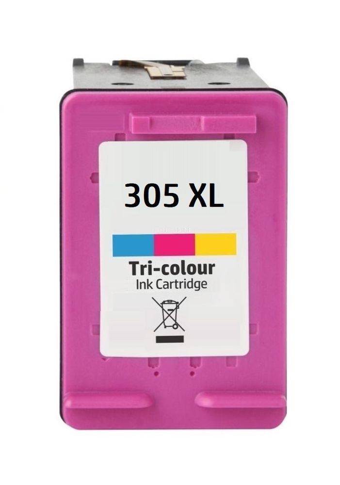 inkpro Druckerpatrone kompatibel mit HP 305XL color, Tintenpatrone (für HP Deskjet 2320, 2710, 2720, 2721, 2722, 2723, 2724, 2732, 2752, 2755, Deskjet Plus 4100, 4110, 4120, 4121, 4122, 4130, 4132, 4140, 4152, 4155, 4158, Envy 6010, 6012, 6015, 6020, 6022, 6030, 6032, 6055, Envy Pro 6420, 6422, 6430, 6432, 6452, 6454, 6455, 6458, 6475, XXL Füllmenge: 3 x 5,5 ml für ~ 500 Normseiten)