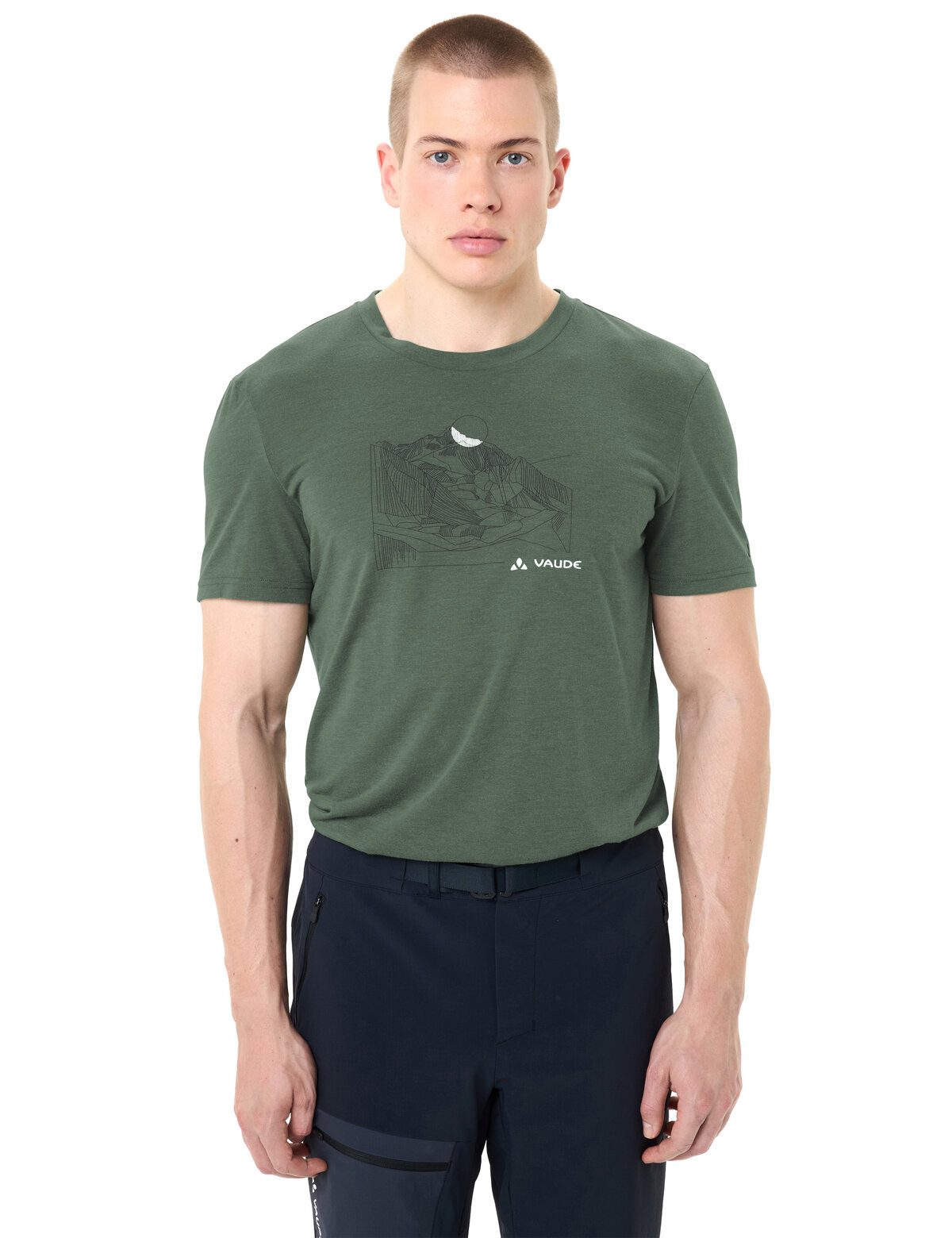 VAUDE Funktionsshirt MEN'S TEKOA T-SHIRT III sportliche Passform, Kurzarm, für Sport und Outdoor