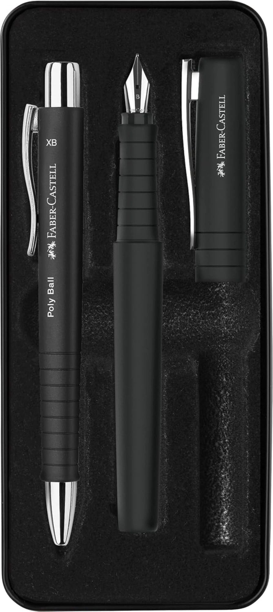 Faber-Castell Kugelschreiber Faber-Castell Poly Ball/Pen Geschenkset - Elegantes Schreibset mit Fül
