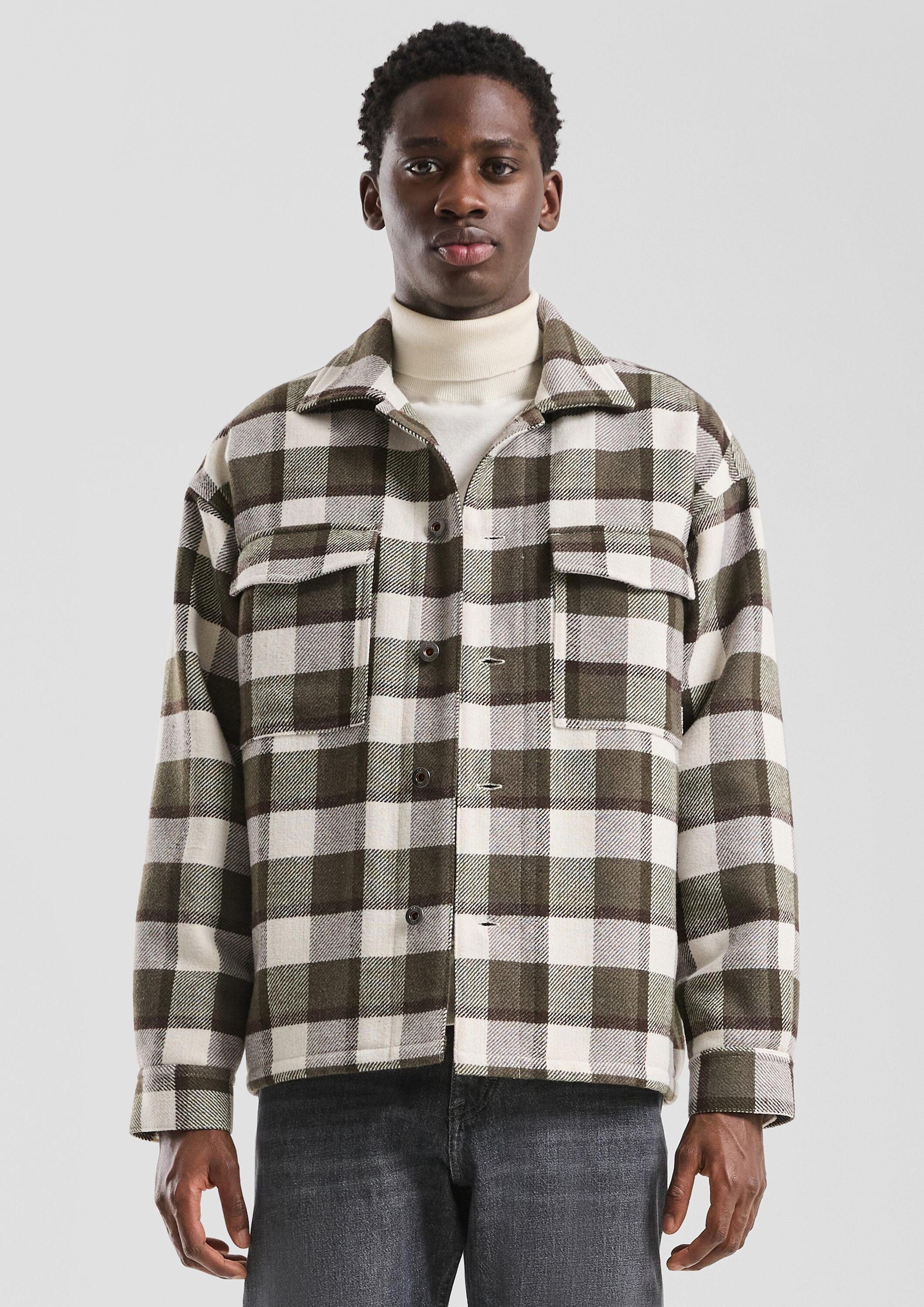 QS Hemdjacke Outdoor-Jacke Hemdjacke mit Teddyfutter günstig online kaufen