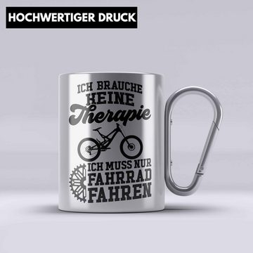 Trendation Thermotasse Fahrrad Radfahrer Geschenk Rennrad Bike Geschenkideen Edelstahl Tasse