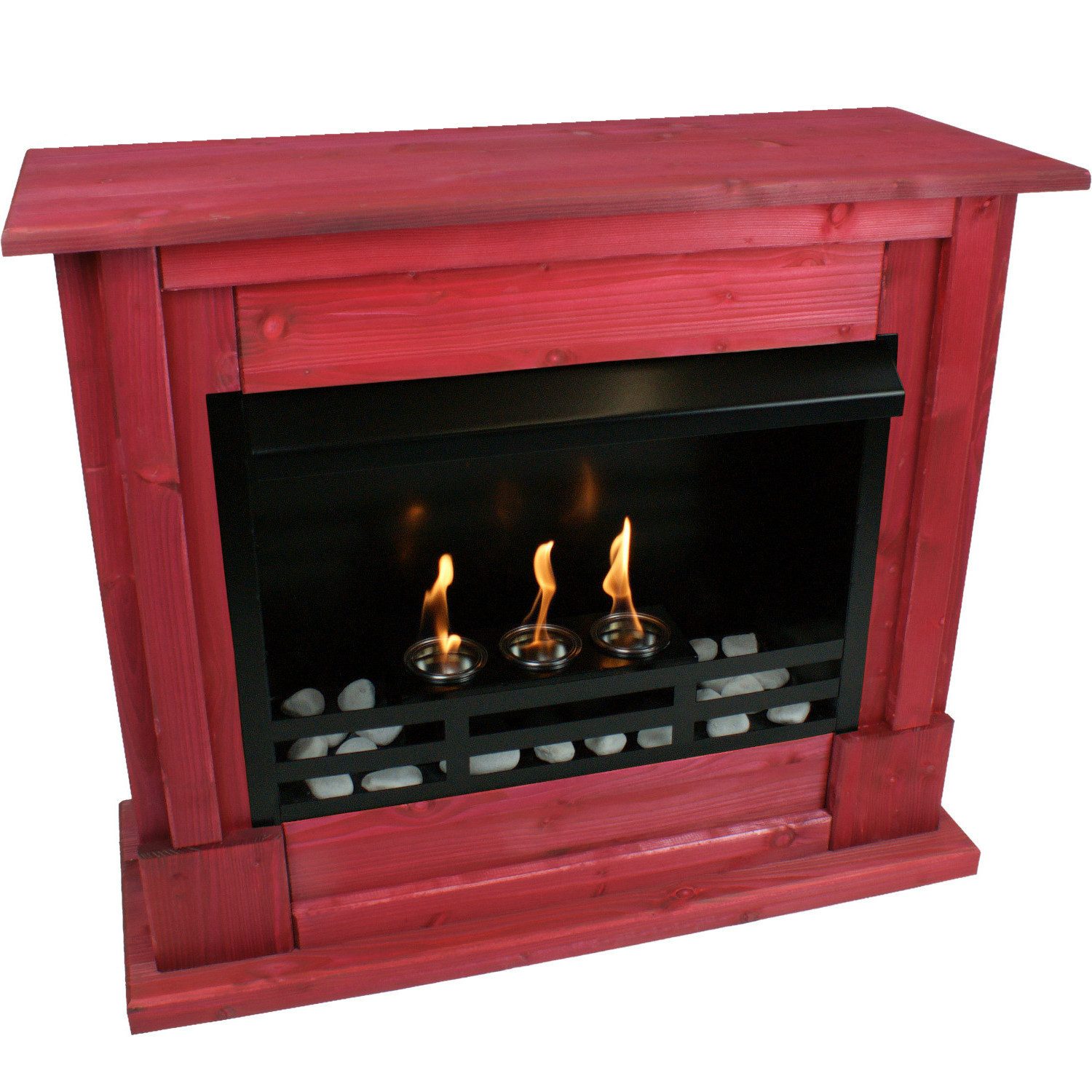 Kaminbau Mierzwa Echtfeuer-Dekokamin Rafael Premium, Farbwahl, Sicherheitsglas Wahl, Gelkamin, Ethanolkamin