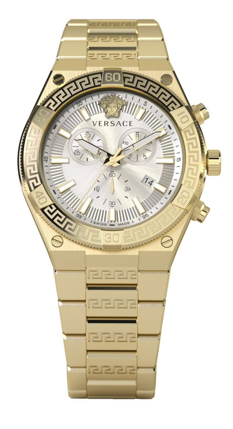 Versace Chronograph Chronograph für Herren, (1-tlg., Armbanduhr)