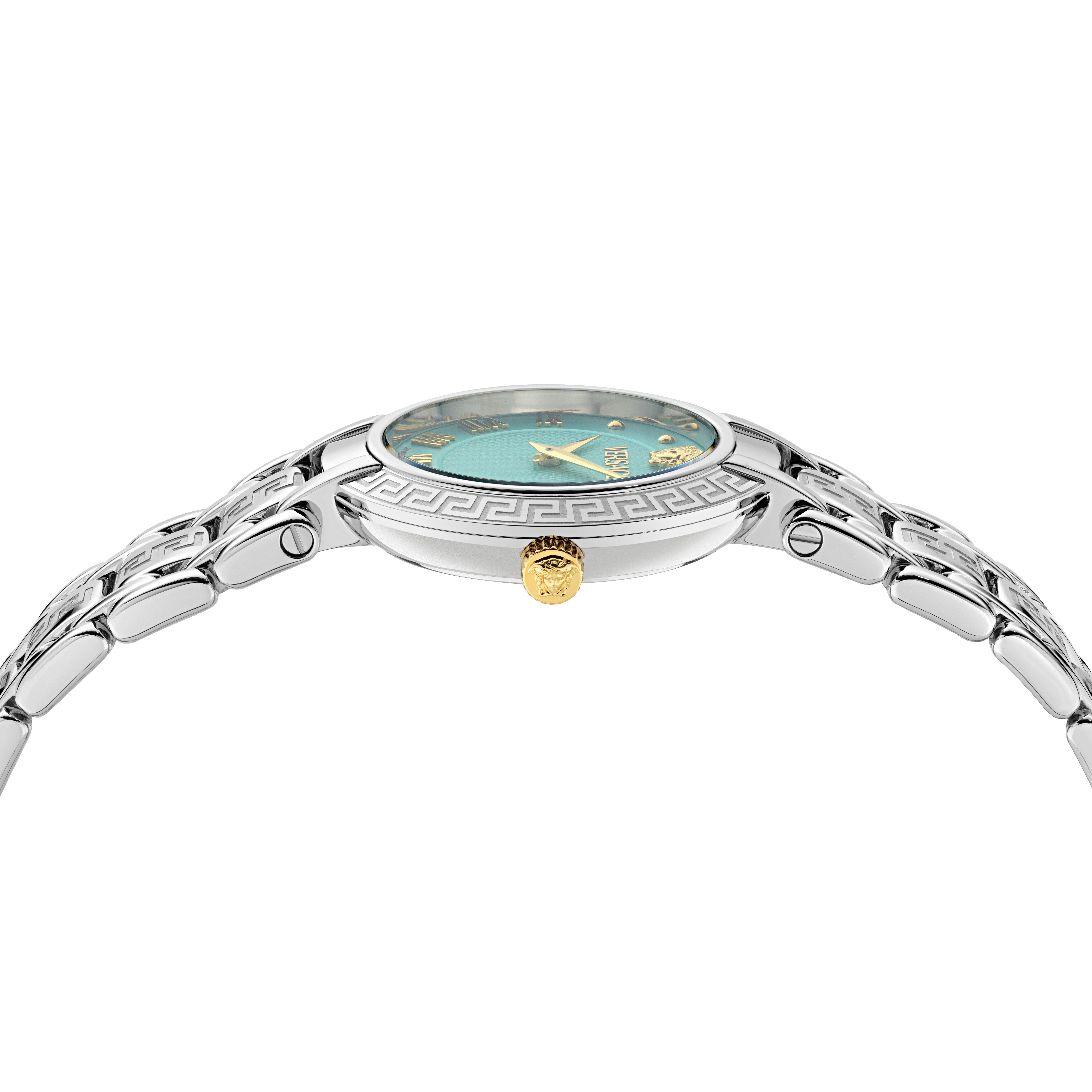 Versace Quarzuhr ANTLIA VE0P00325, Armbanduhr, Damenuhr, Swiss Made, Edelstahlarmband, analog