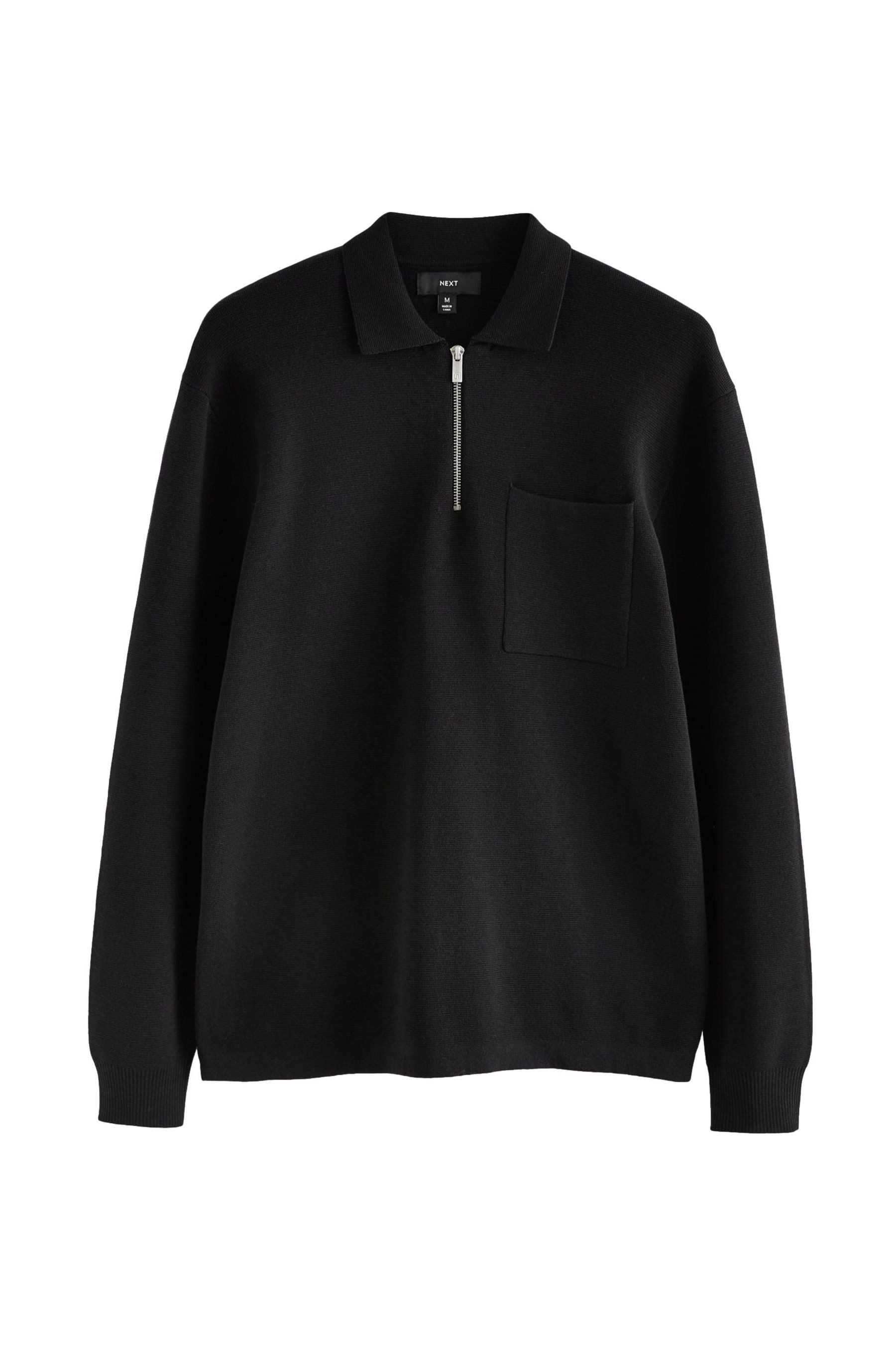 Next Langarm-Poloshirt Regular Fit Strick-Poloshirt mit günstig online kaufen