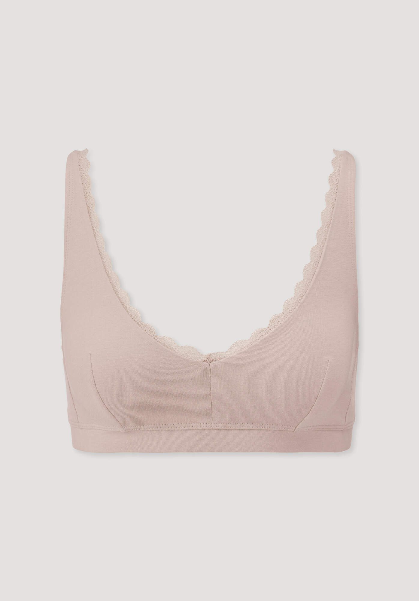 Hessnatur Bustier COTTON FEEL LACE aus Bio-Baumwolle (1-tlg)