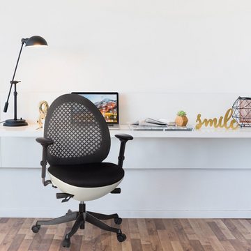hjh OFFICE Drehstuhl Profi Bürostuhl CORVENT Stoff/Netzstoff (1 St), Schreibtischstuhl ergonomisch