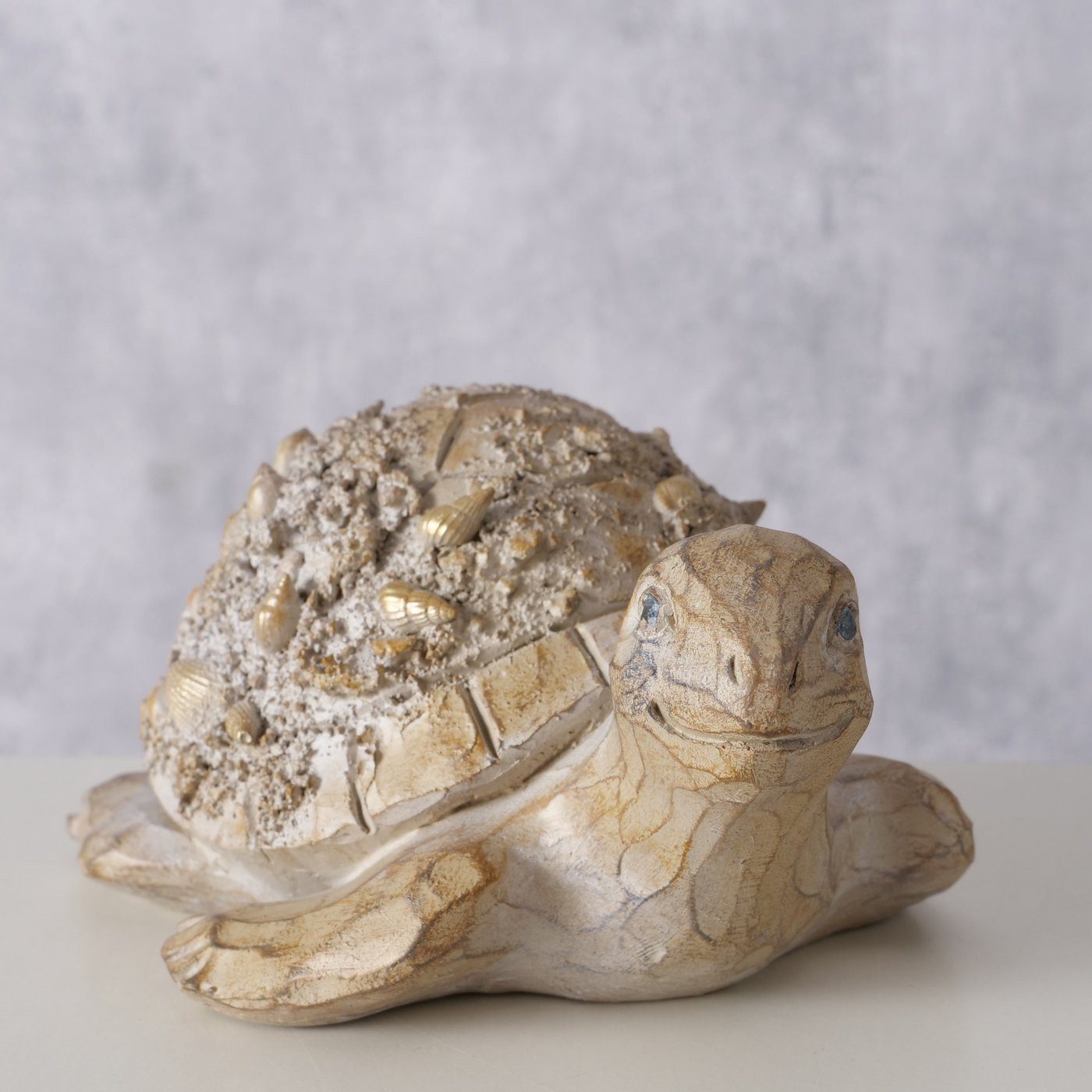 BOLTZE Dekofigur Figur Schildkröte " Elysia " aus Kunstharz - Braun von Boltze - Gesche