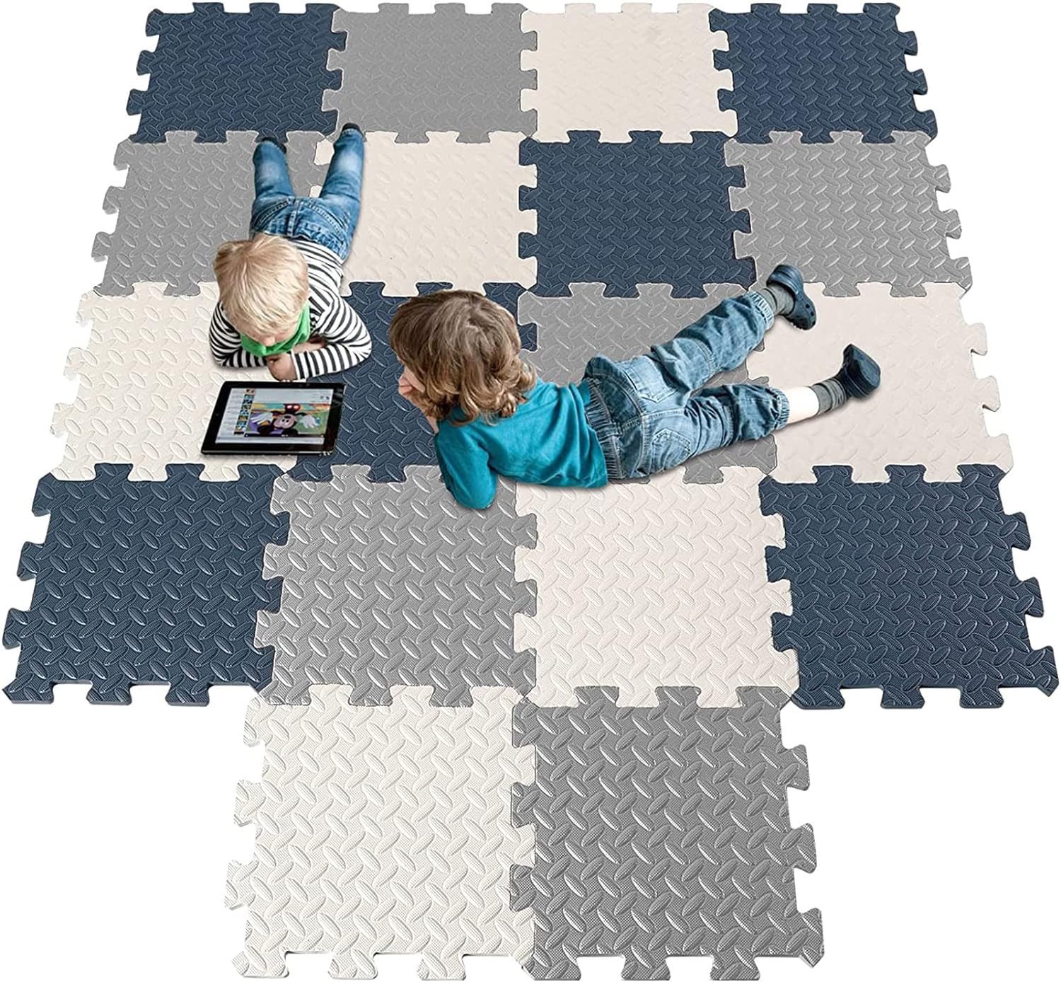Coonoor Puzzlematte 18Pcs Puzzlematte Baby Kinderspielteppich günstig online kaufen