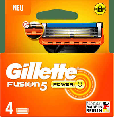 Gillette Rasierklingen Fusion 5 Power, 4-tlg., Präzisionstrimmer