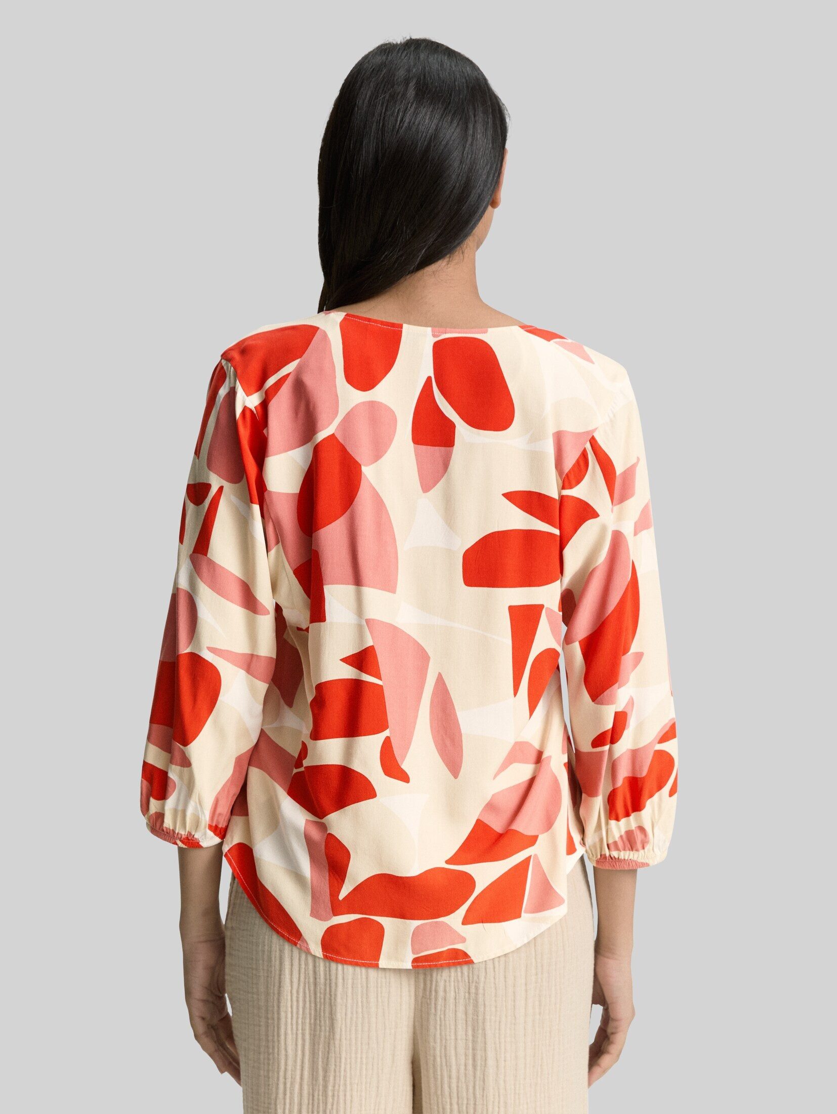 TOM TAILOR Langarmbluse Blusen & Shirts Bluse mit Muster