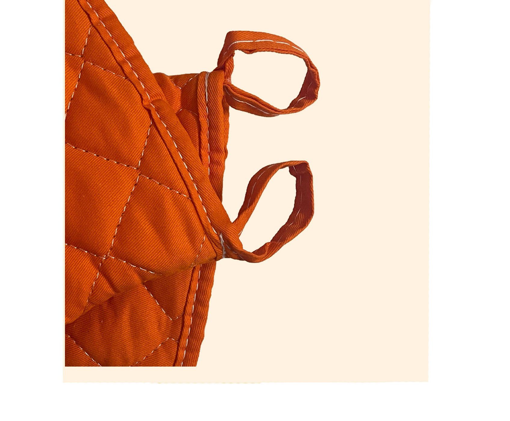 CTGtree Topflappen Verbrühungsschutzhandschuhe für Handschuhe Mikrowellenherde Orangefarbene (Paar)