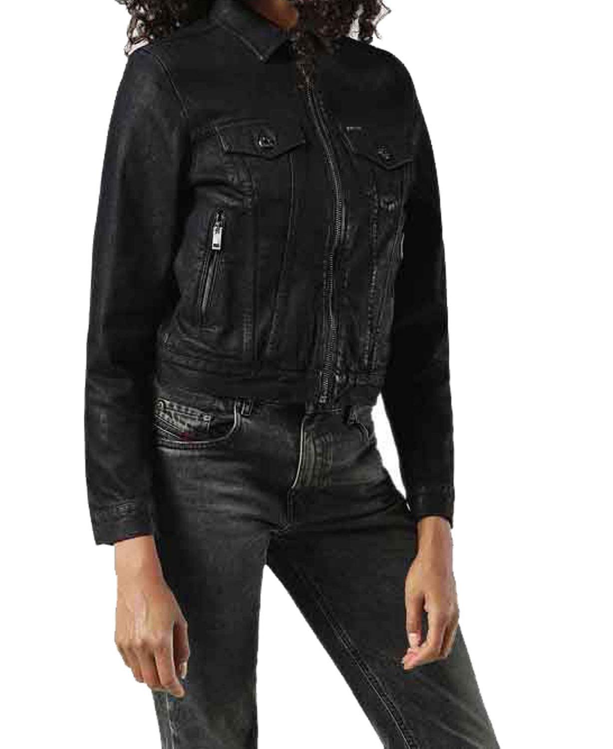 Diesel Jeansjacke Diesel DE-Saky 0859C Giacca Damen Jeansjacke