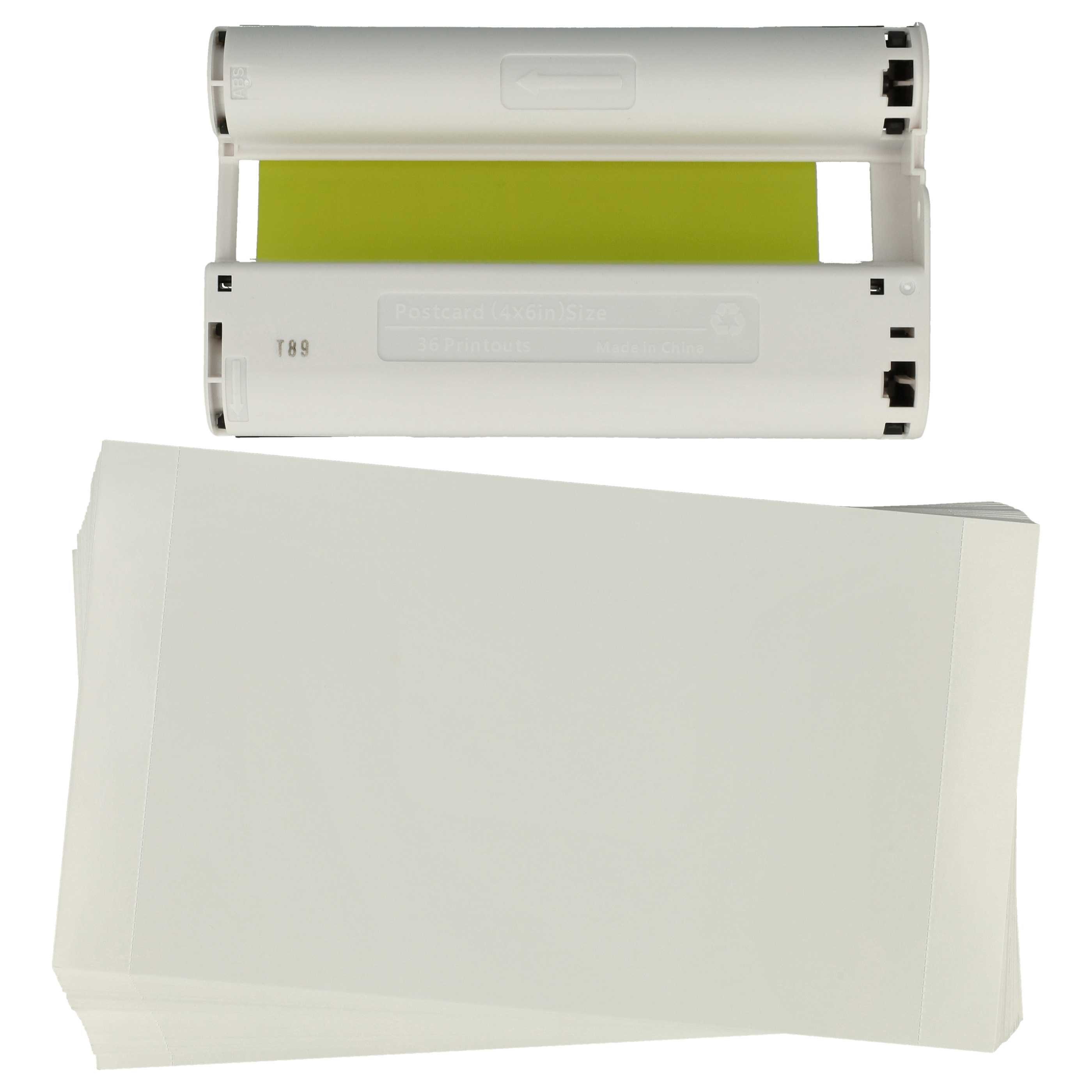 vhbw Tonerkartusche passend für Canon Selphy CP1200, CP1000, CP1300, CP1500, CP100