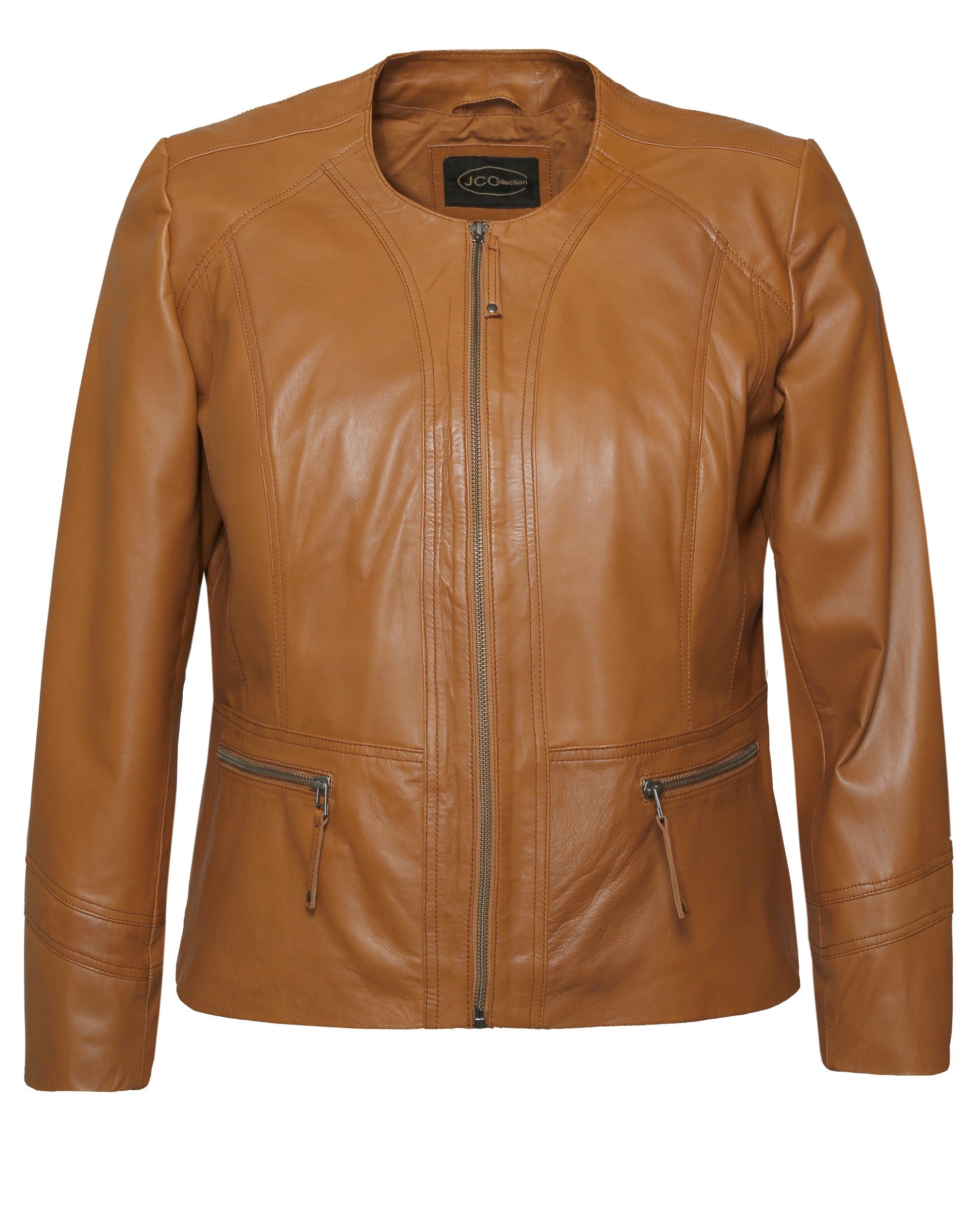 JCC Bikerjacke 731-II cognac