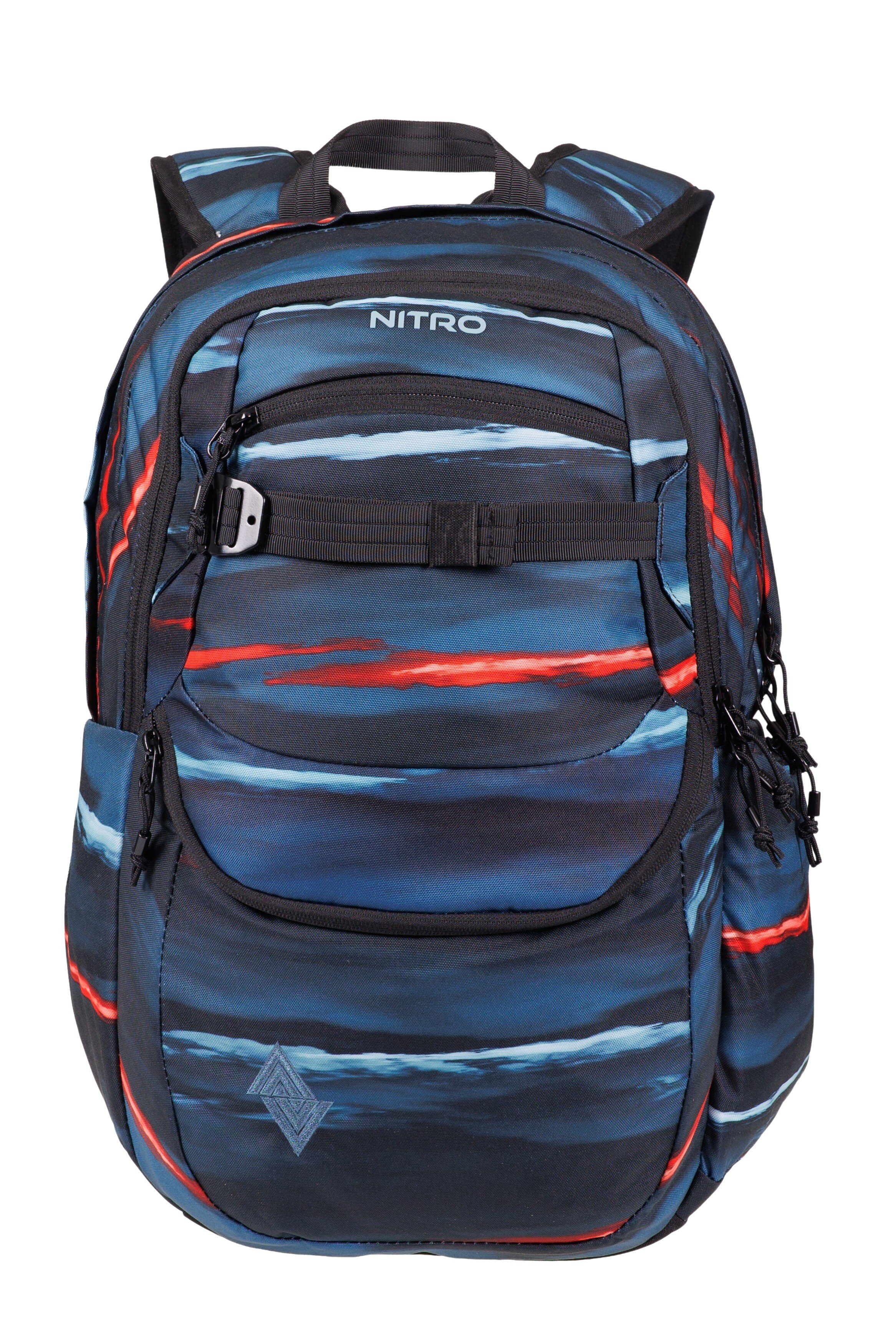 NITRO Schulrucksack Jungen Mädchen Future Hero Schultasche Rucksack (4 Teile Set, inkl. Mäppchen Box, inkl. Sportbeutel, inkl. Trinkflasche), viel Stauraum Laptopfach 2 Hauptfächer Daypack Auswahl rmtf