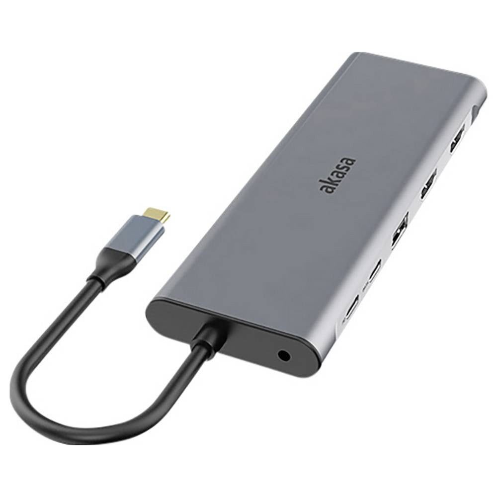 Akasa Laptop-Dockingstation USB-C® Dockingstation AK-CBCA28-18BK