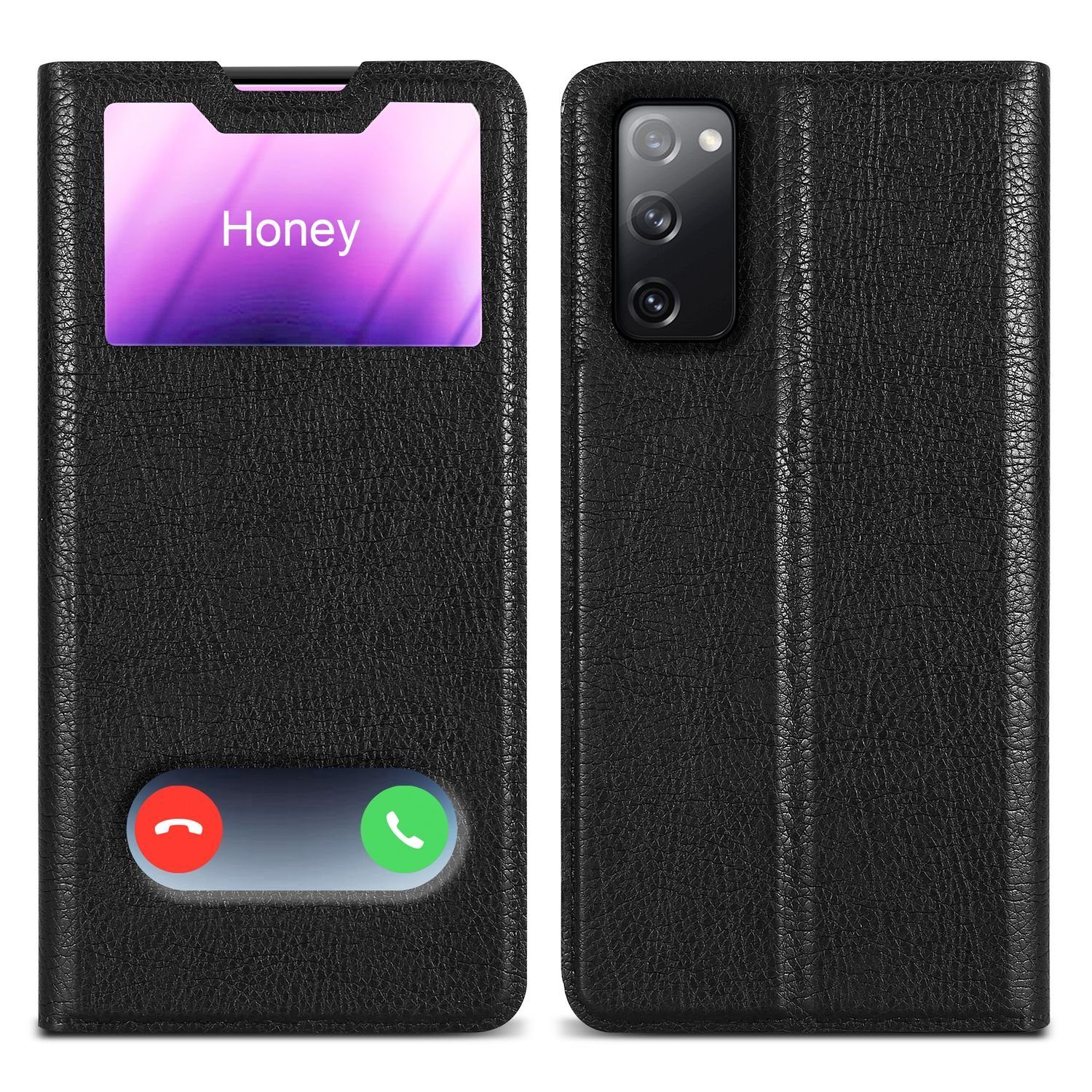 Cadorabo Handyhülle für Samsung Galaxy S20 FE Hülle Samsung Galaxy S20 FE, Klappbare Handy Schutzhülle - Hülle - mit Standfunktion und Kartenfach