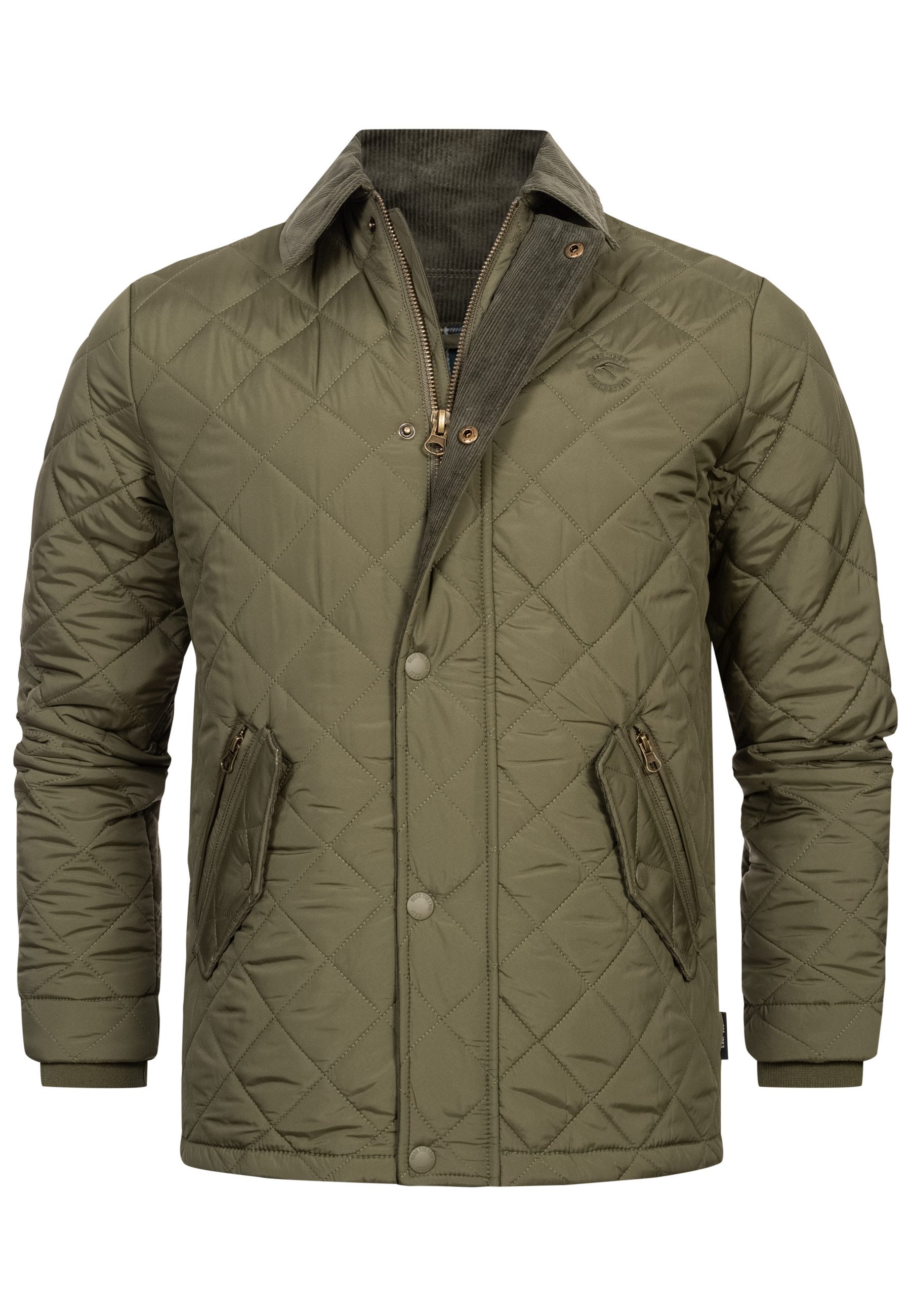 Indicode Steppjacke Herren INAldos Herrenjacke Daunen-Optik Steppjacke mit günstig online kaufen