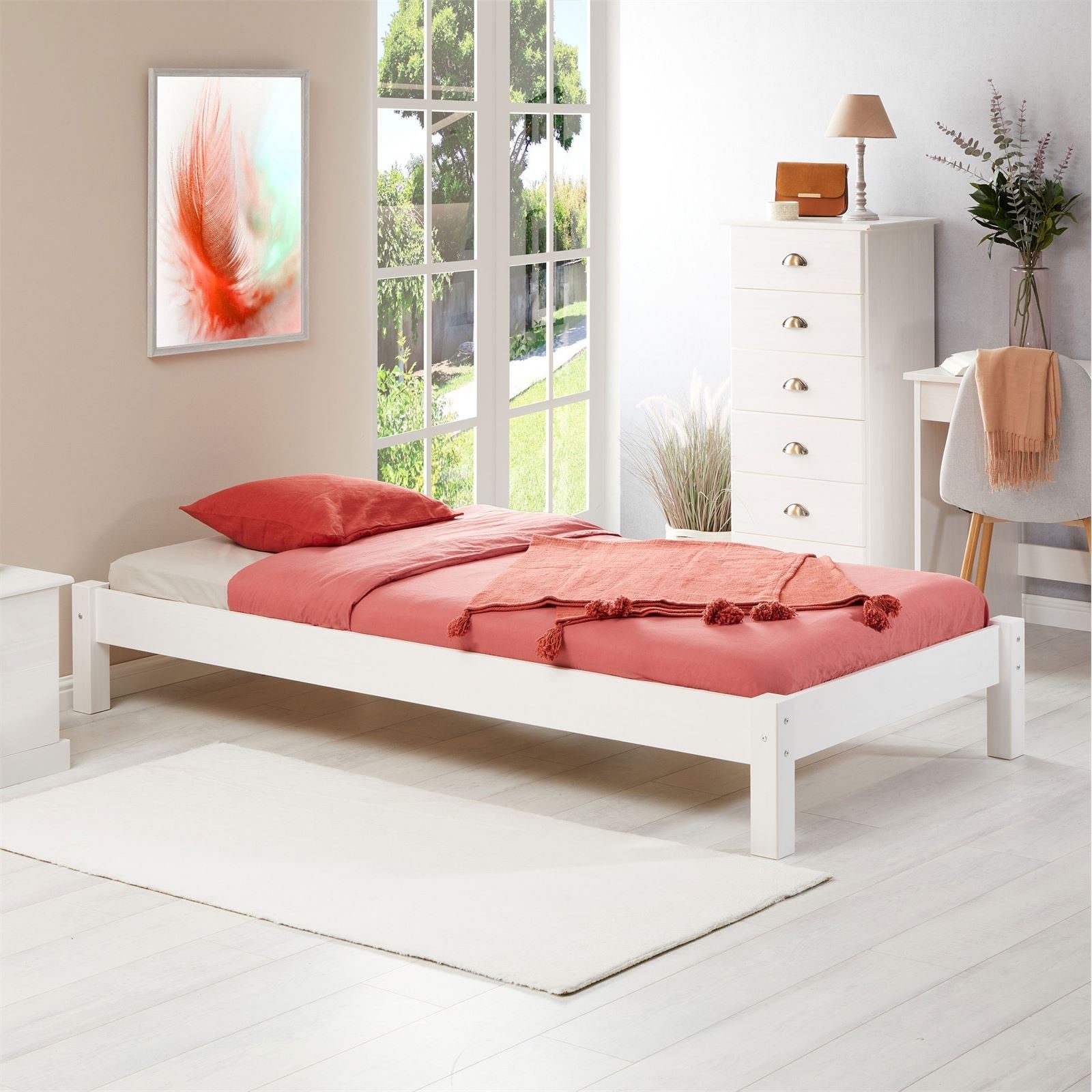 IDIMEX Futonbett TAIFUN, Futonbett Holzbett Einzelbett günstig online kaufen