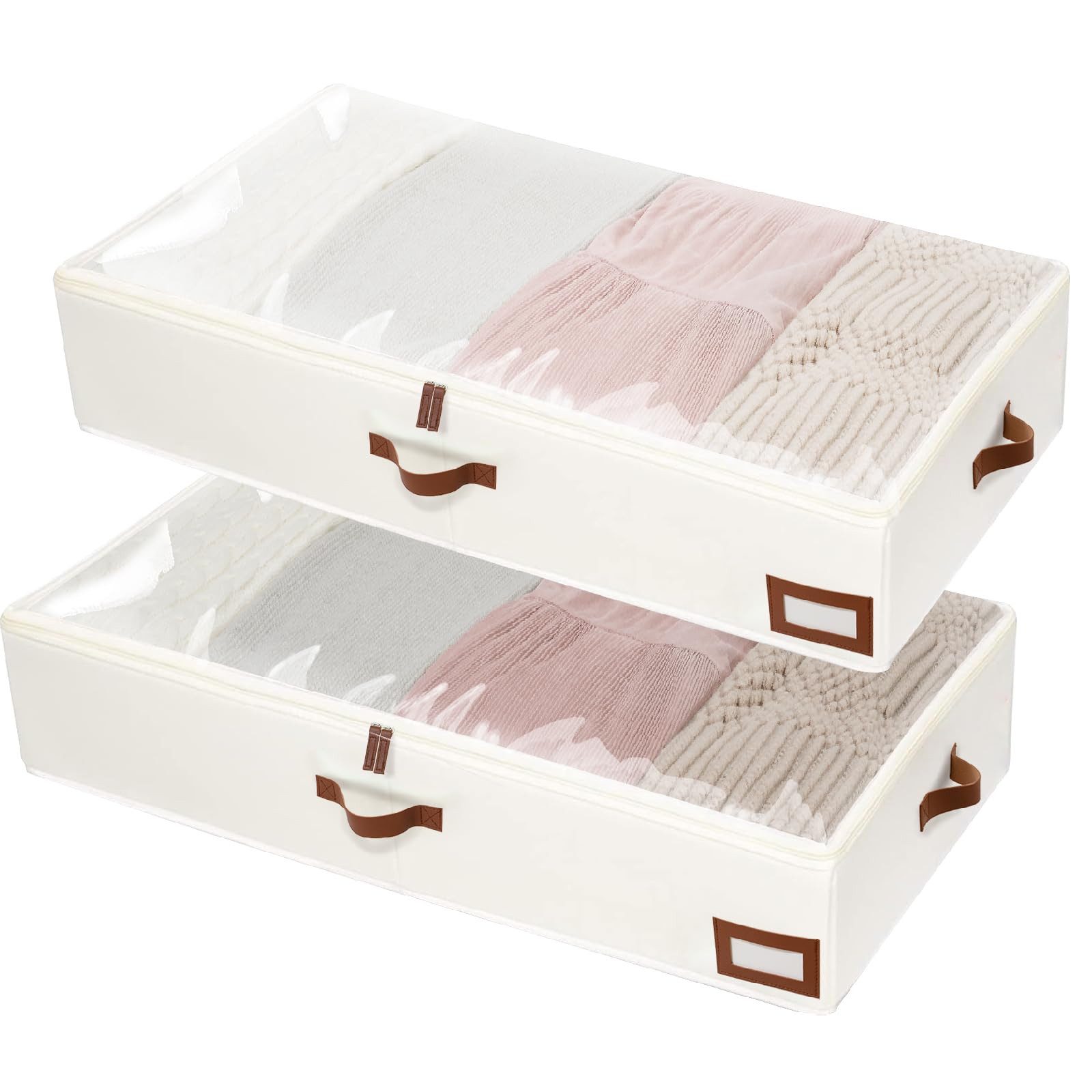 Coonoor Aufbewahrungsbox 90L Unterbett-Aufbewahrungsbox, faltbare Aufbewahr günstig online kaufen