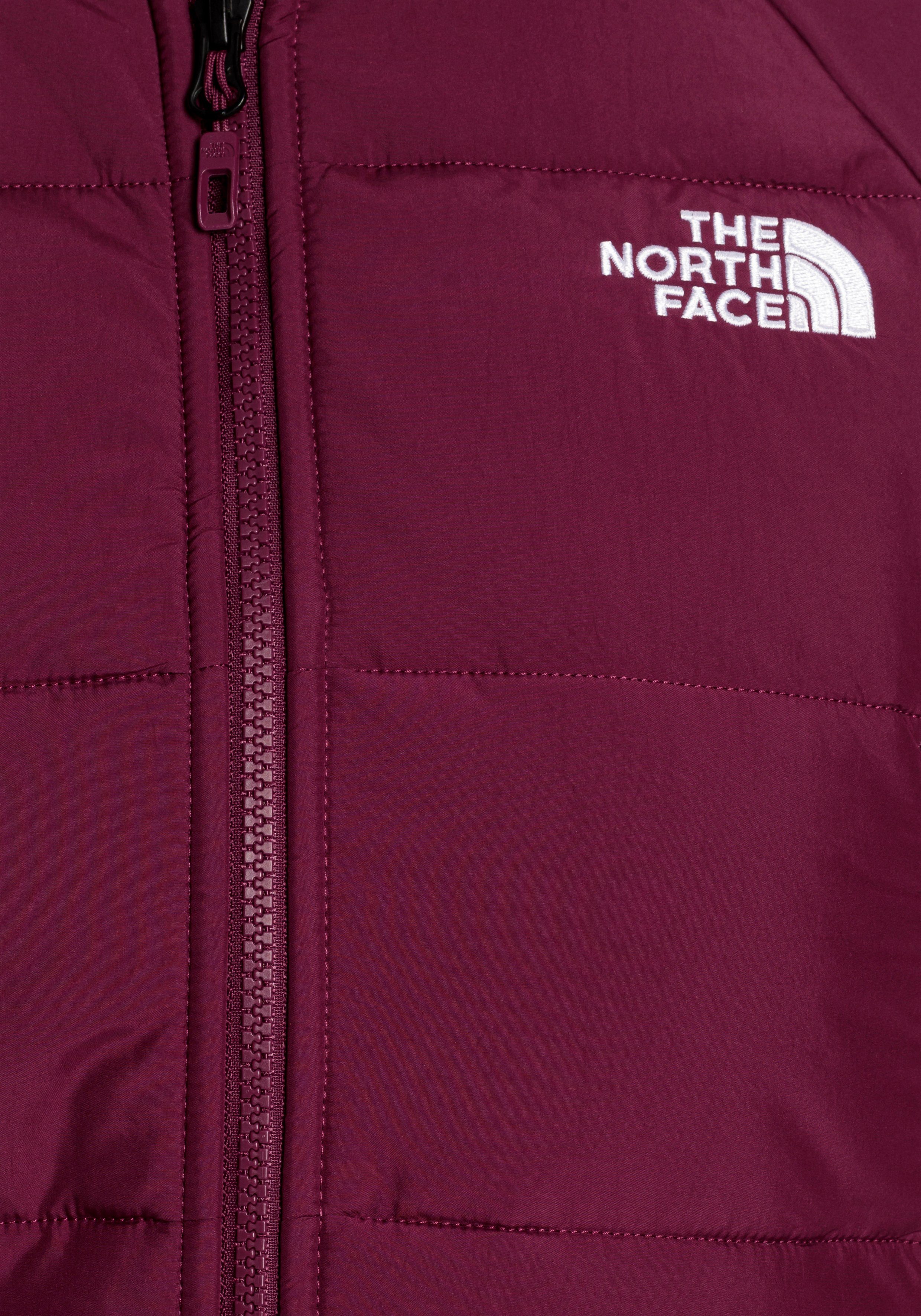 The North Face Funktionsjacke SYNTHETIC Logodruck red W HYALITE HOODIE mit
