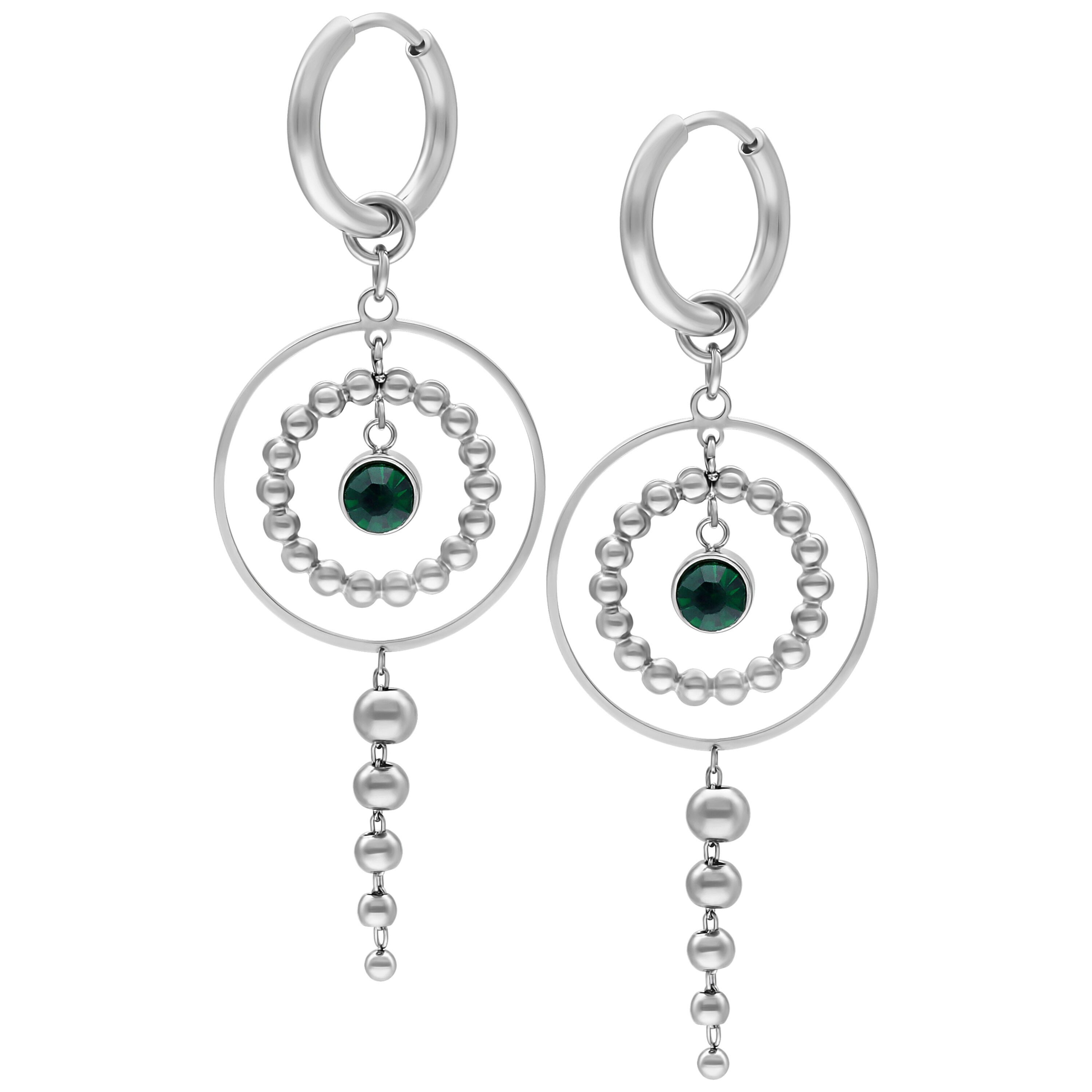 Wildcat Paar Ohrhänger Little Aurora Hoops (pair) - Silber, Chirurgenstahl 316L - wasserfest, langlebig, hautverträglich
