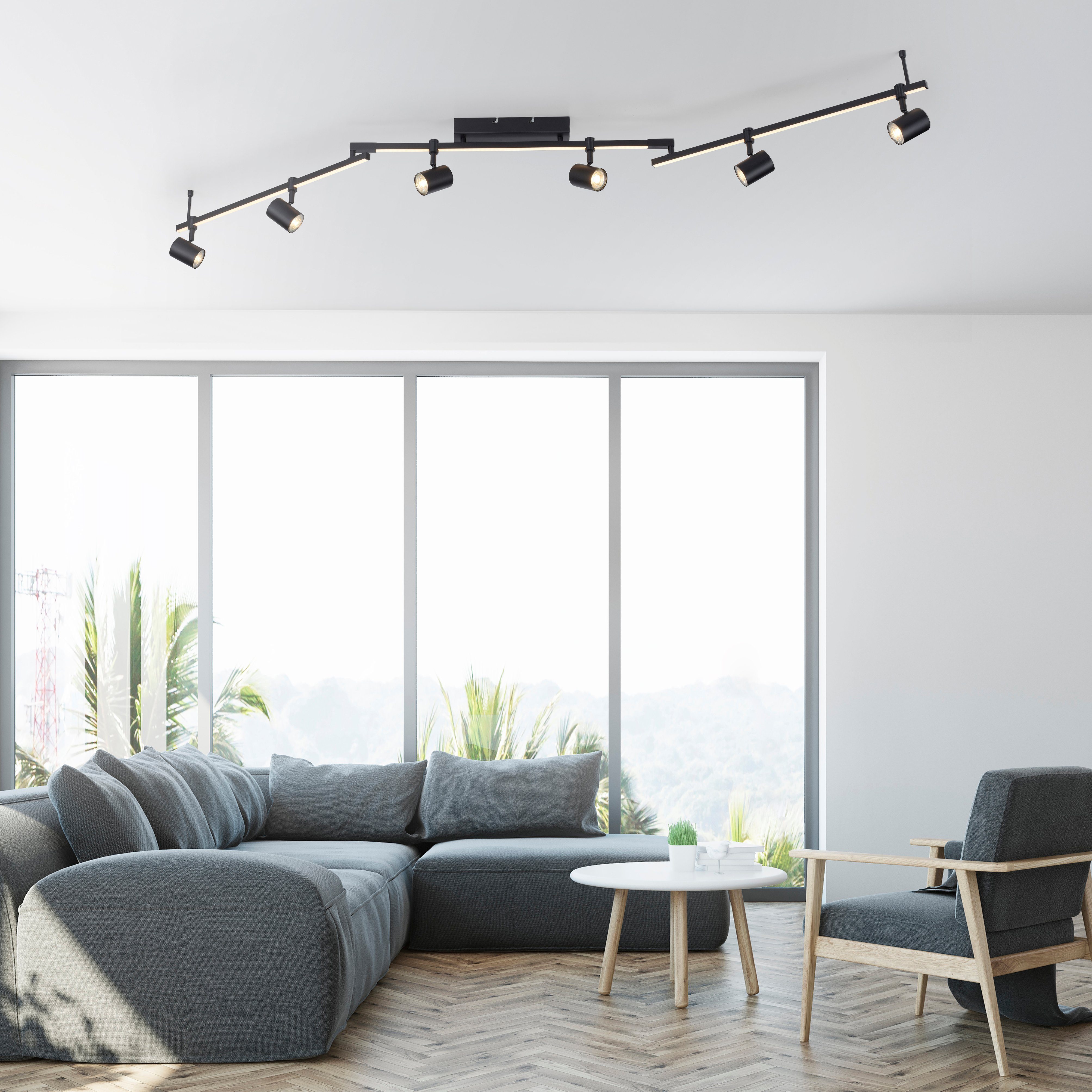 Paul Neuhaus Deckenleuchte BARIK, LED fest integriert, LED wechselbar, Warm günstig online kaufen