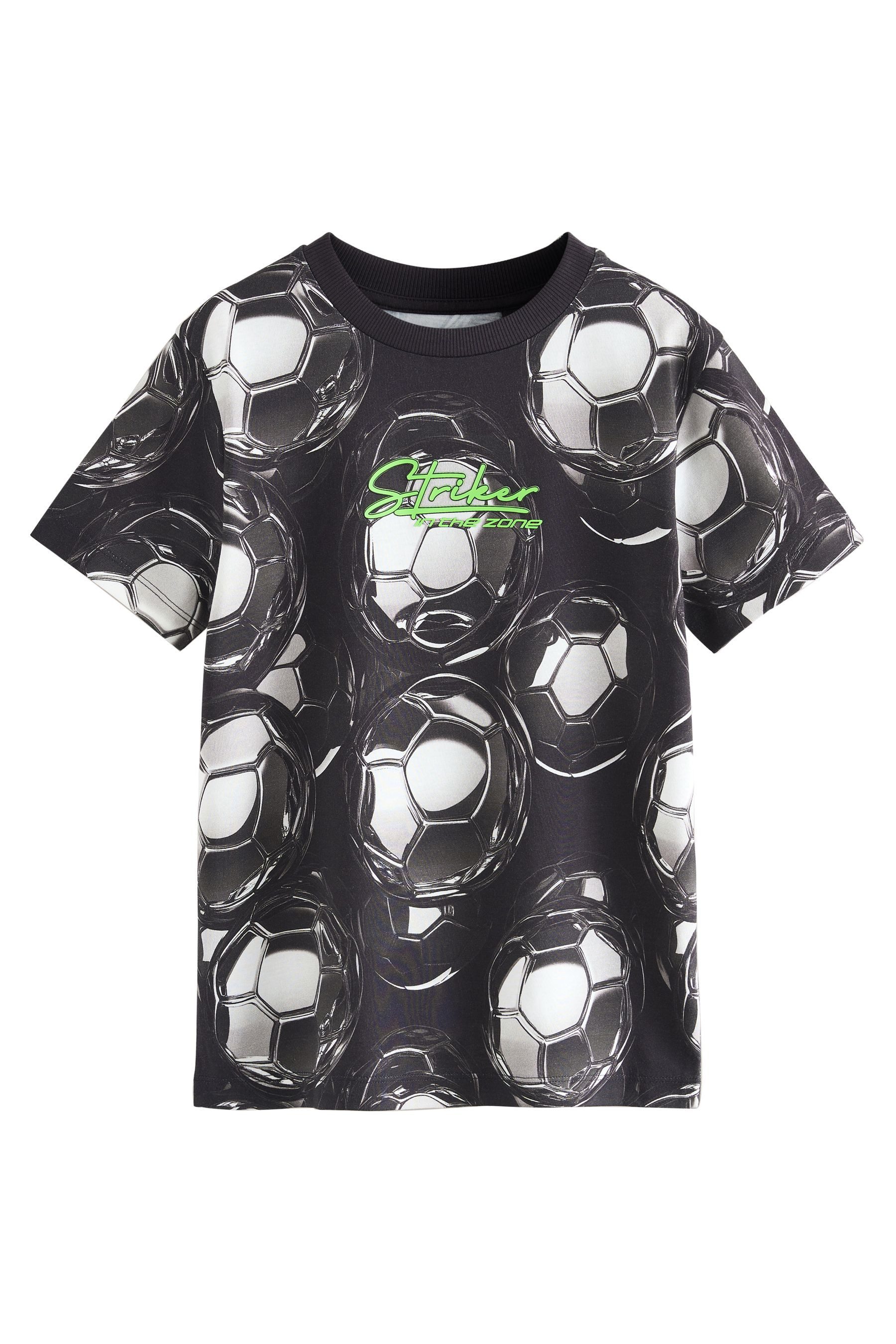 Next Print-Shirt Regular Fit T-Shirt mit durchgehendem Print (1-tlg)