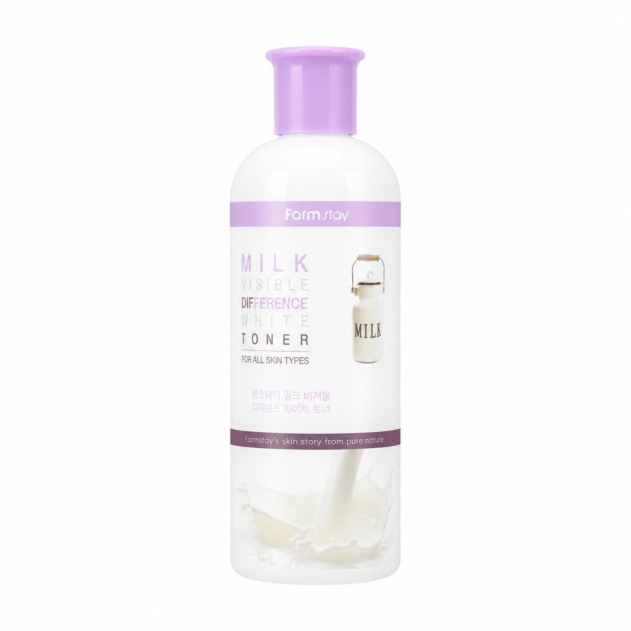 Toner Milk Visible Difference