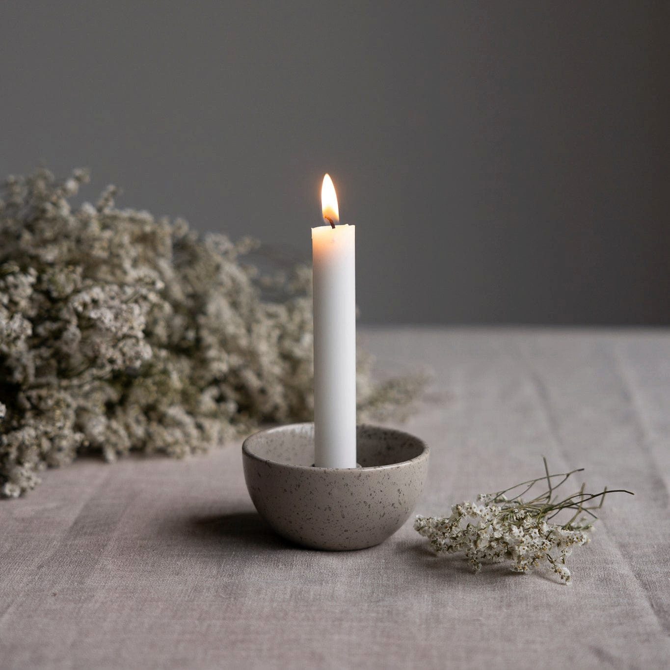 Storefactory Kerzenhalter Lidatorp mini natur für Stabkerze